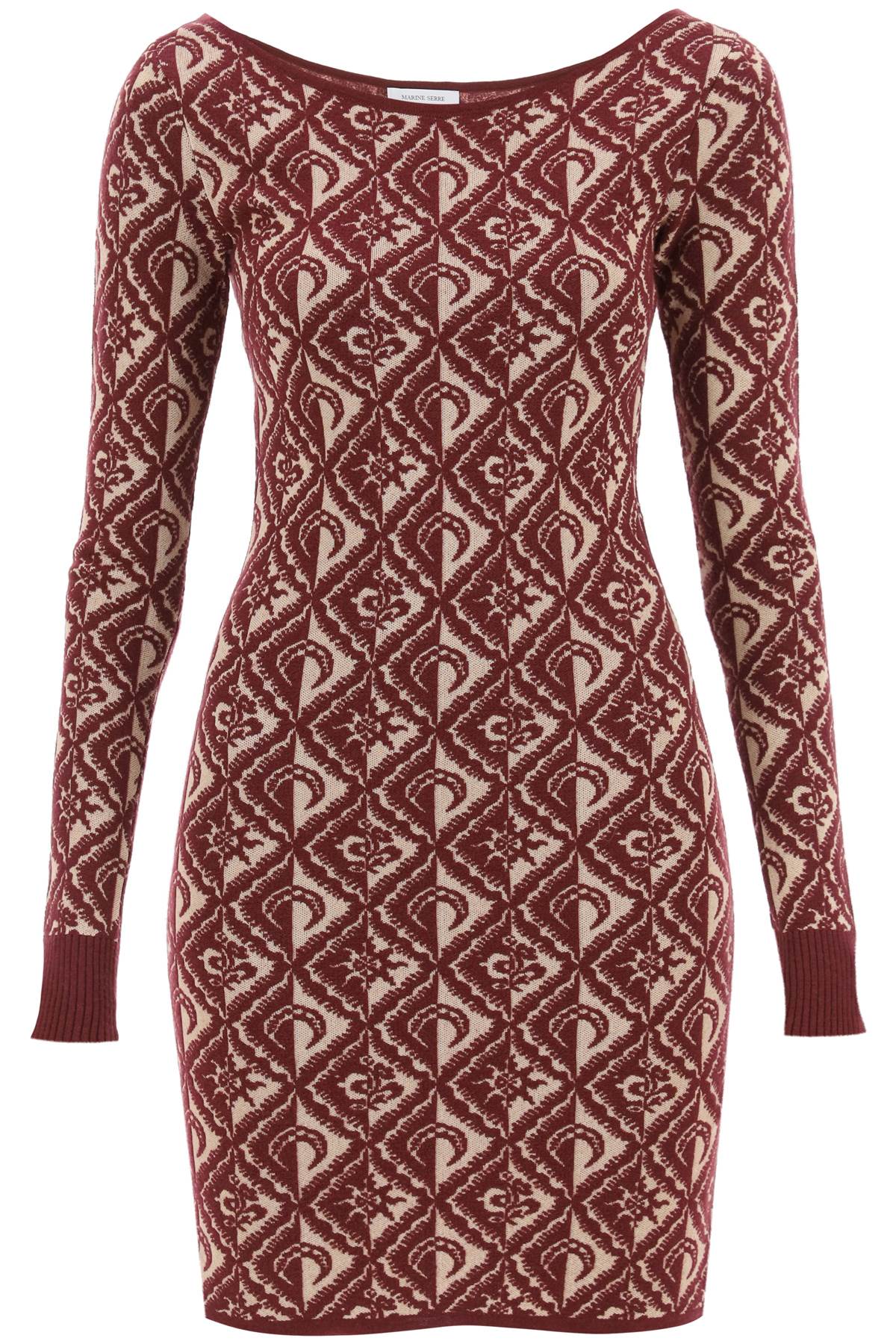 'diamant knit' mini dress