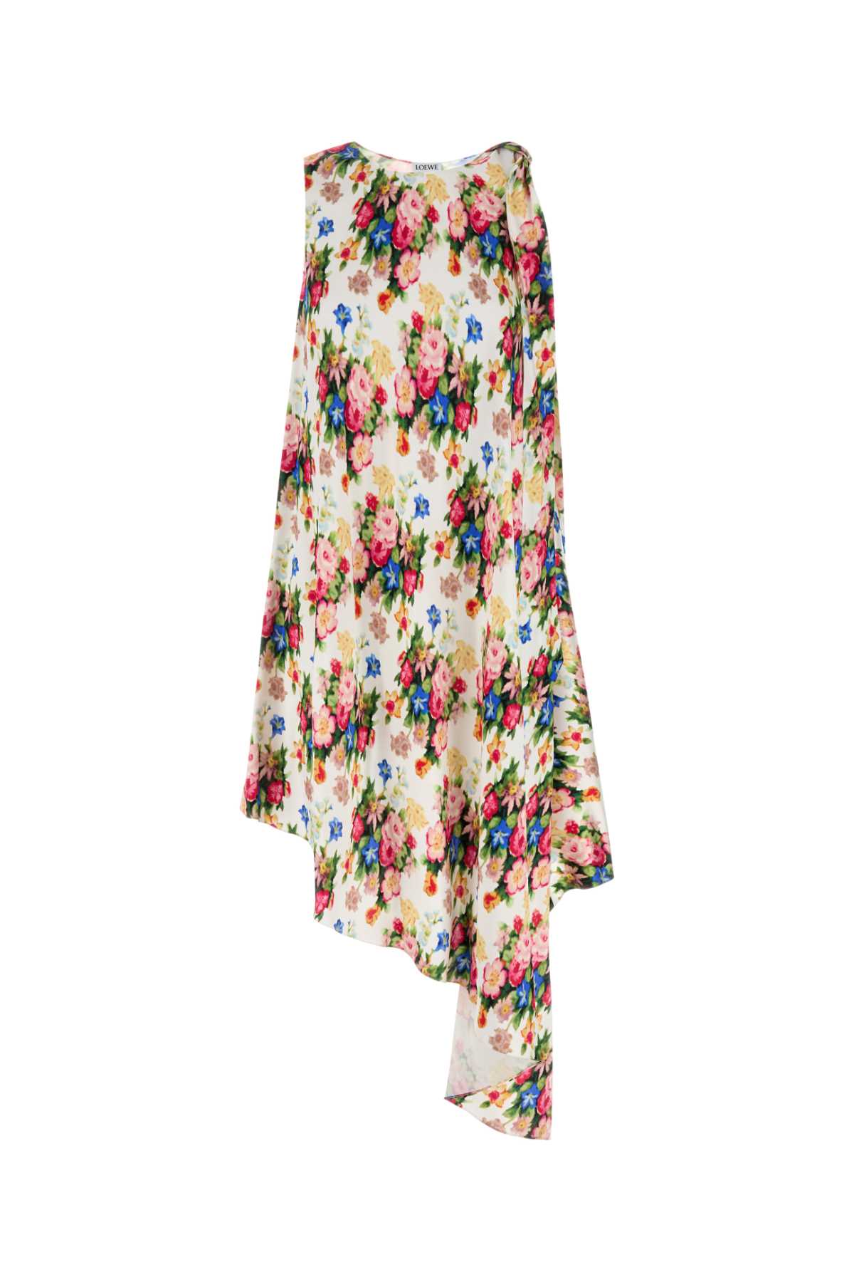 printed silk dress