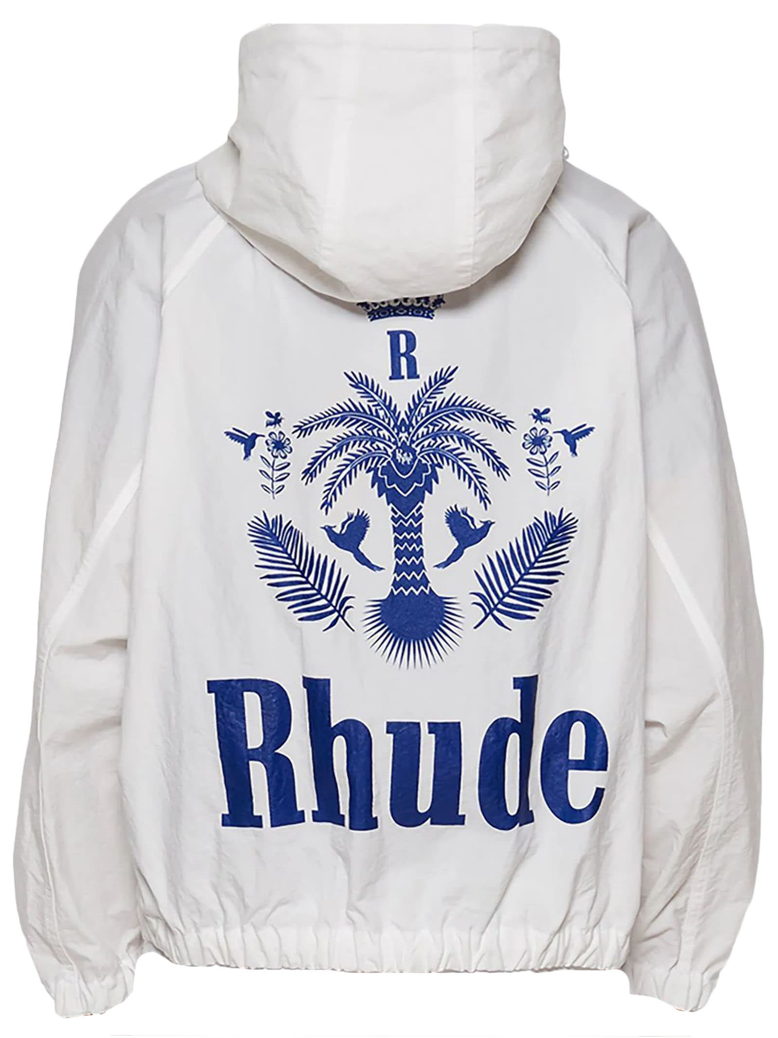 【関税込み】Rhude オフホワイト Moonlight フーディ RHUDE Moonlight Cotton Hoodie | White | FARFETCH