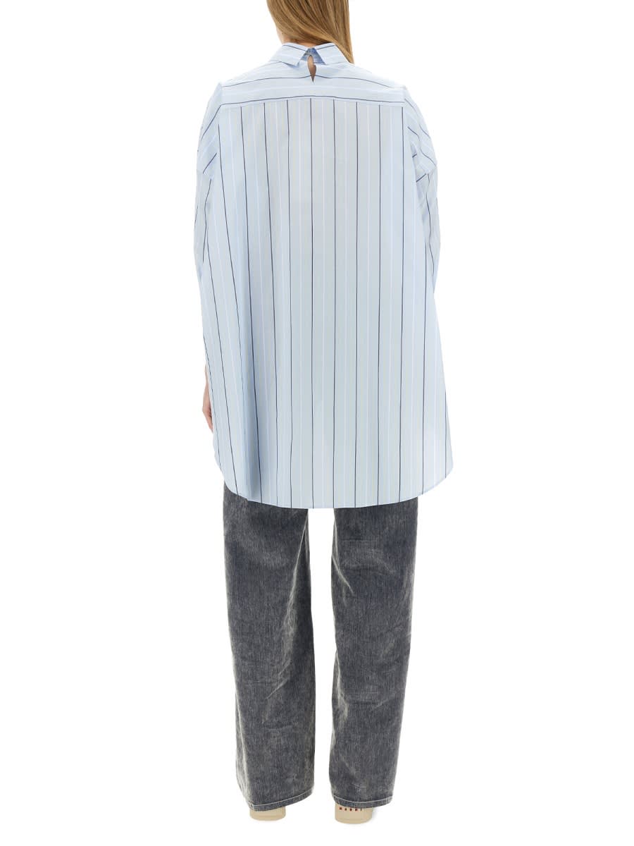 Marni Asymmetrical Striped Shirt | italist
