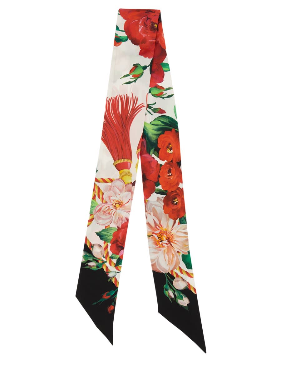 【関税＆送料込み】Dolce & Gabbana Twill Bandeau Silk twill bandeau in Print for Women | Dolce&Gabbana® US
