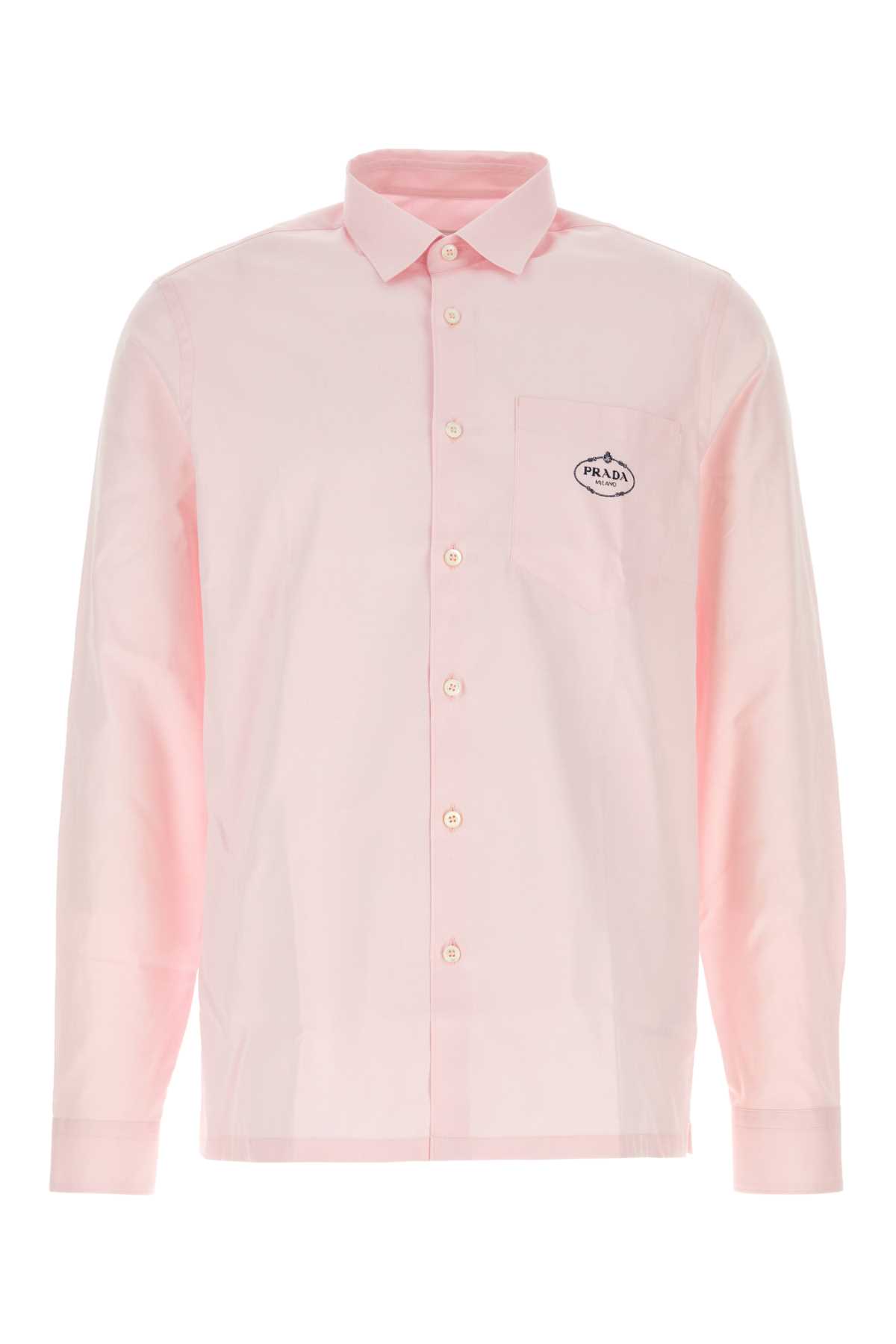 Tシャツ・カットソー PRADA SS24 Printed poplin shirt (UCS414S22114QF F0J21) f87904dd19c5f38bee5b367002dee9