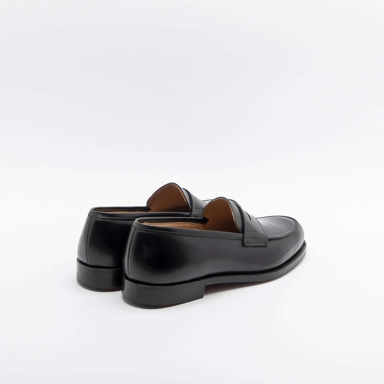Crockett & Jones Grantham 2 Black Calf Penny Loafer Crockett & Jones Grantham 2 Black Calf Penny Loafer