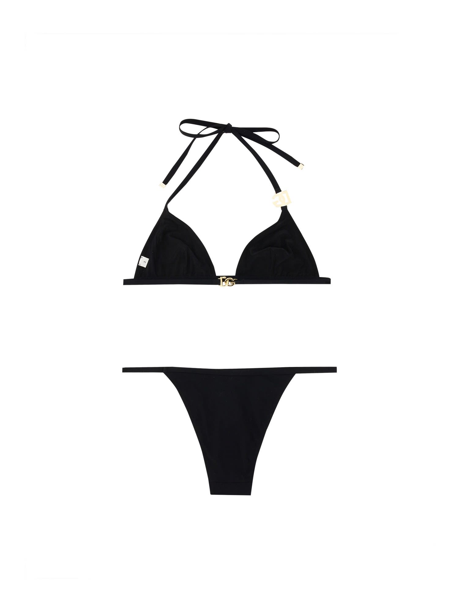 Gucci GG Logo Chain Two-Piece Bikini Swimwear