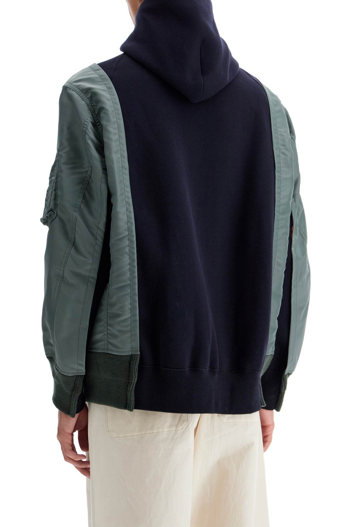 【送料&関税込】Sacai Bomber Fleece Hoodie Zip - Unisex Sacai Bomber Fleece Hoodie Zip | italist