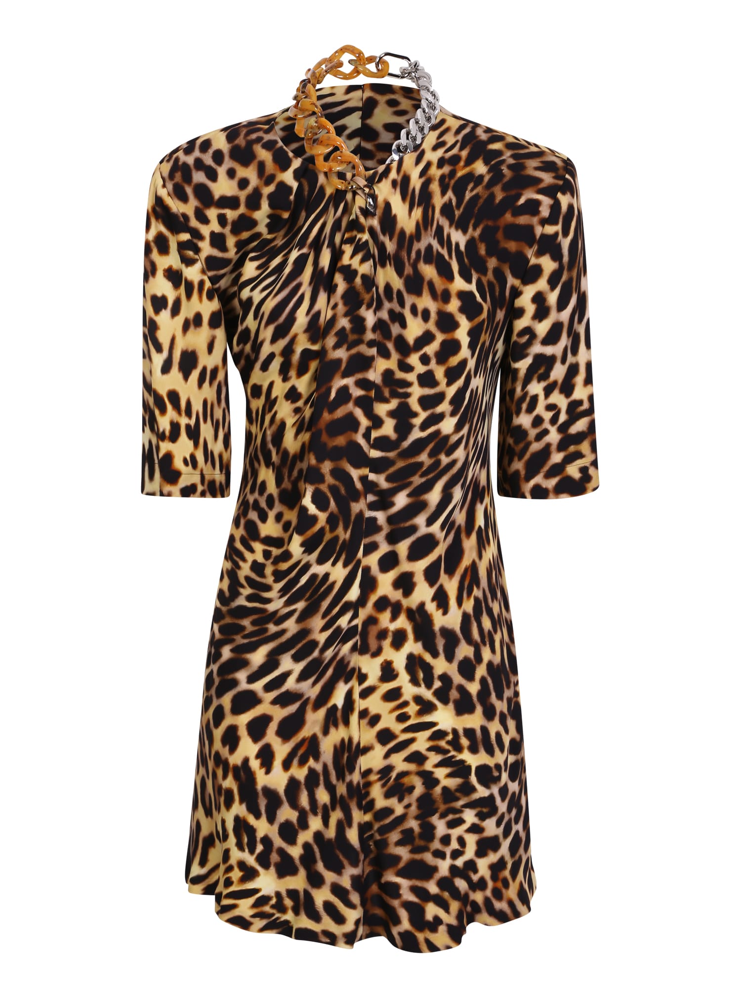 leopard print dress