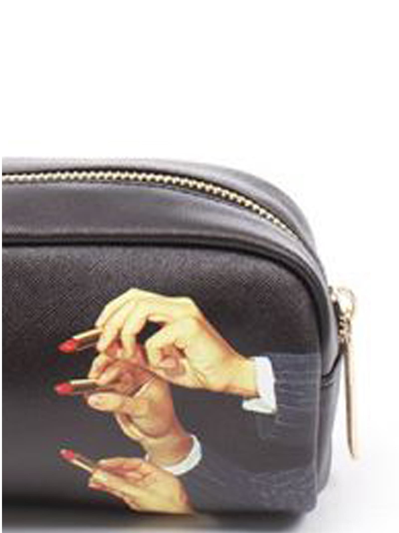 Toiletpaper Laptop Bag-Lipsticks Black by Seletti