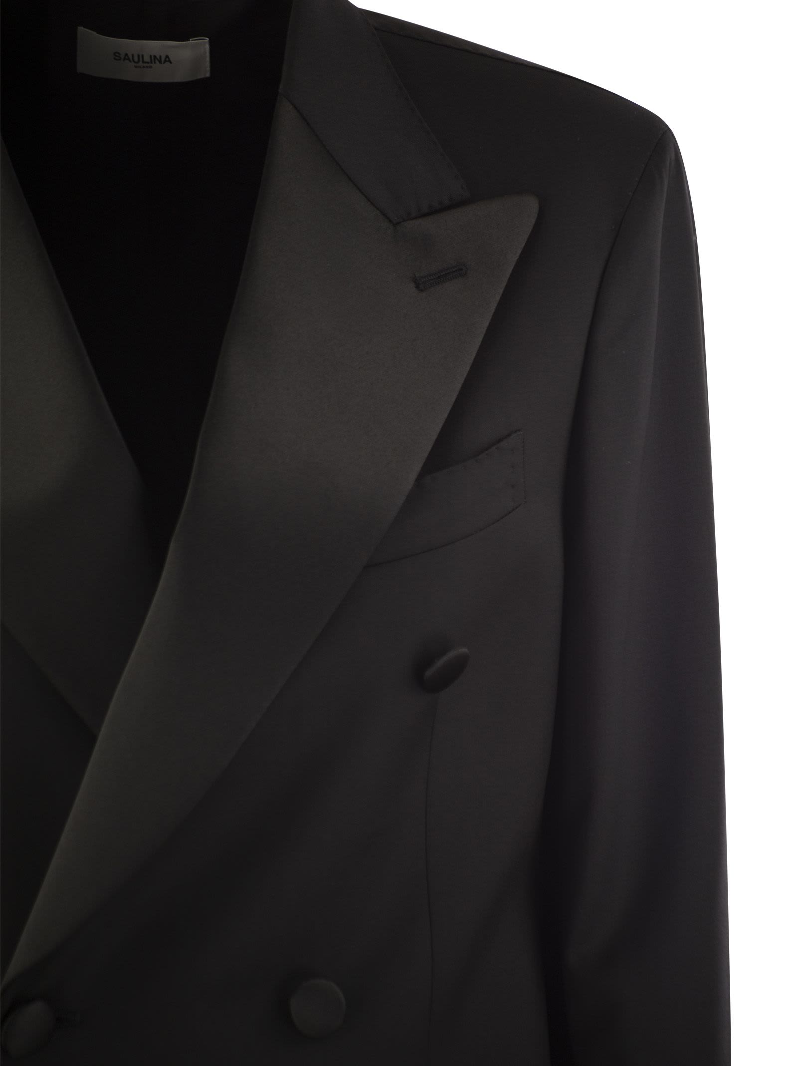 スーツ Saulina Fresh wool double breasted jacket Saulina Milano Fresh Wool Double Breasted Jacket | italist