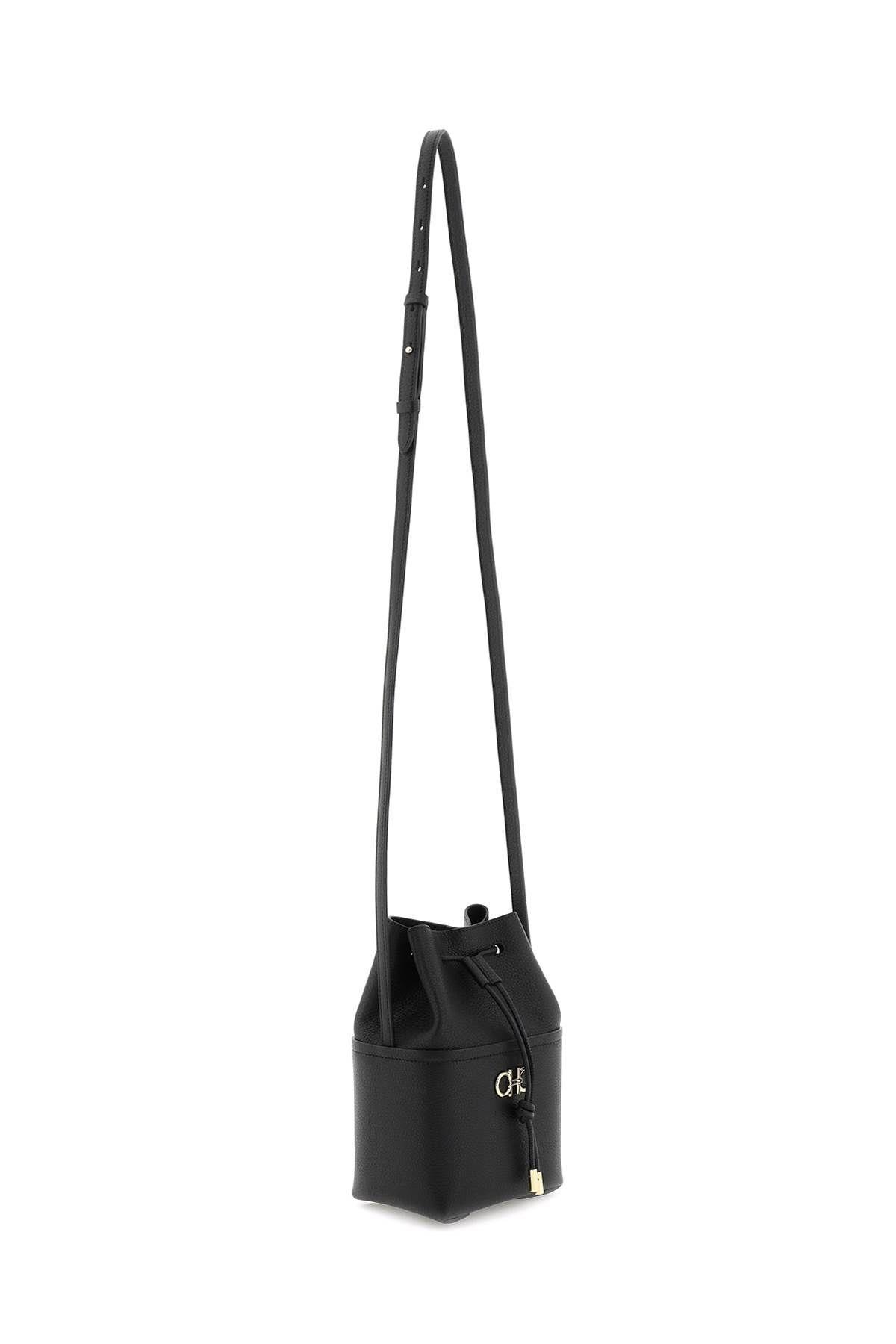 Bucket bags Salvatore Ferragamo - Gancino leather mini bucket bag -  212970759566003