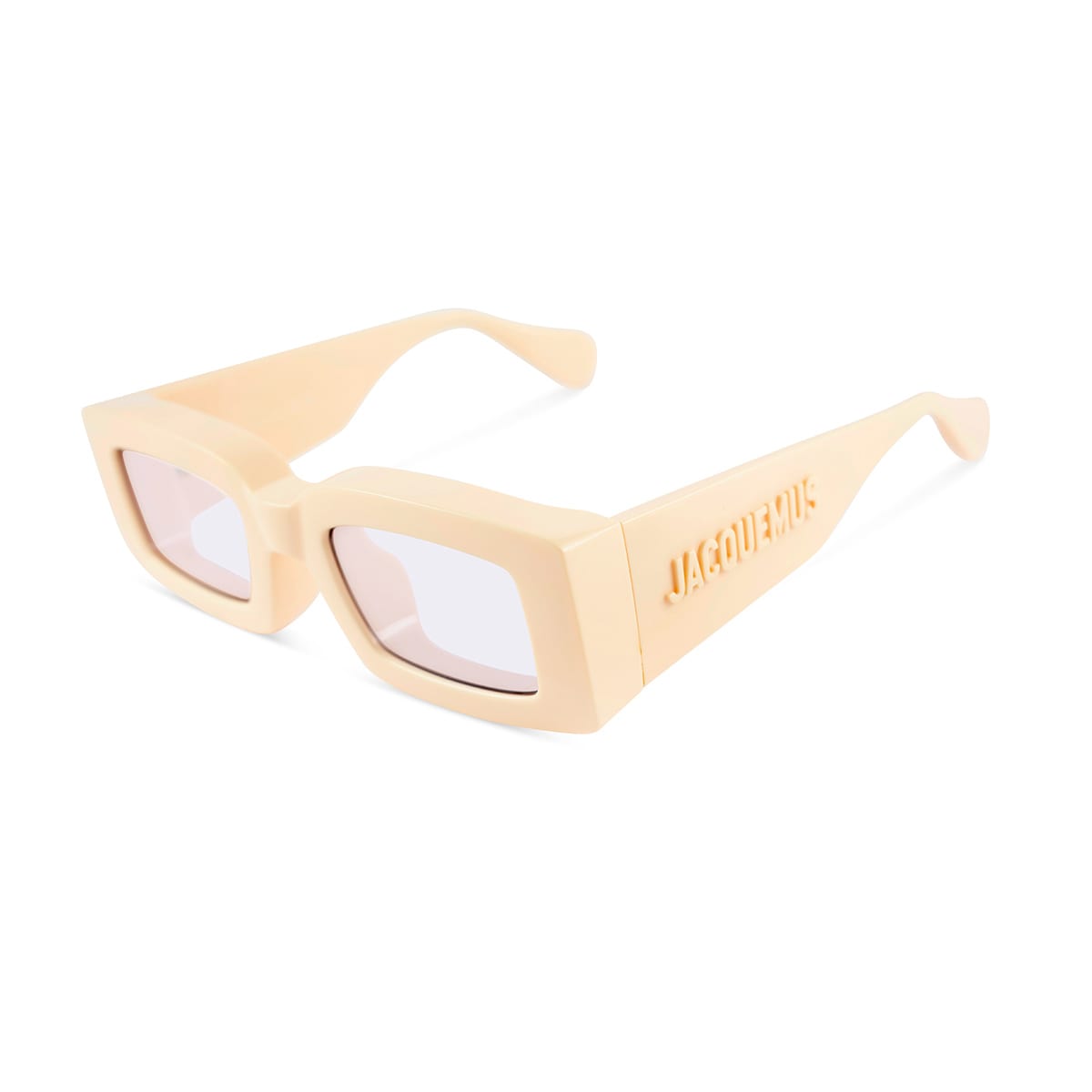 Jacquemus Les Lunettes Tupi Beige Sunglasses italist, ALWAYS LIKE A SALE