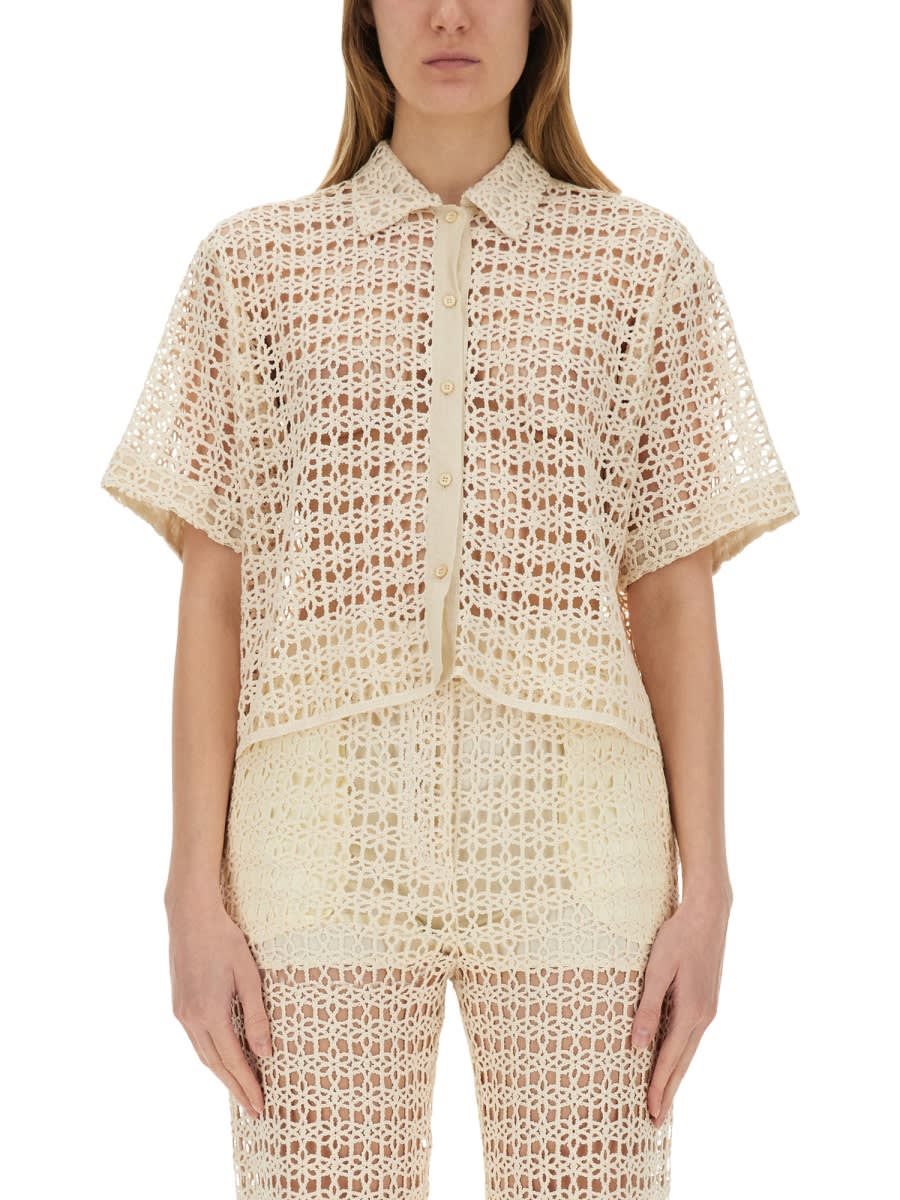 Tシャツ・カットソー ALYSI SS25 MACRAME SHIRT (105217 P5201MERIN) Alysi Macramé Shirt | italist