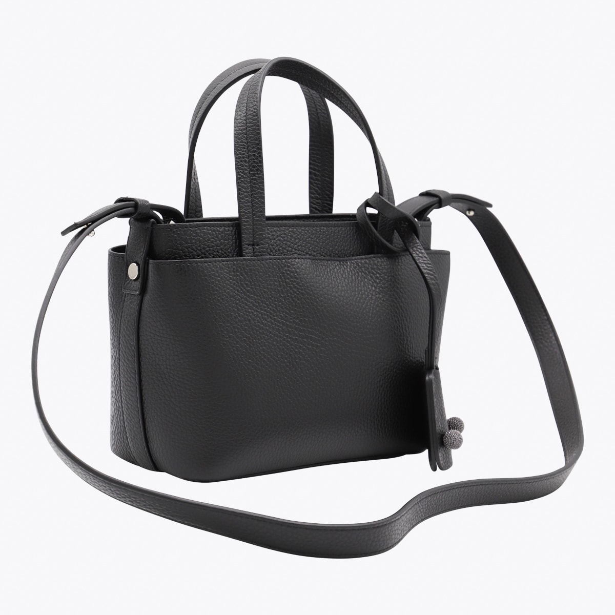 ハンドバッグ FABIANA FILIPPI Woman Handbag Black BGD215A861 825 Fabiana Filippi Black Leather Top Handle Bag | italist