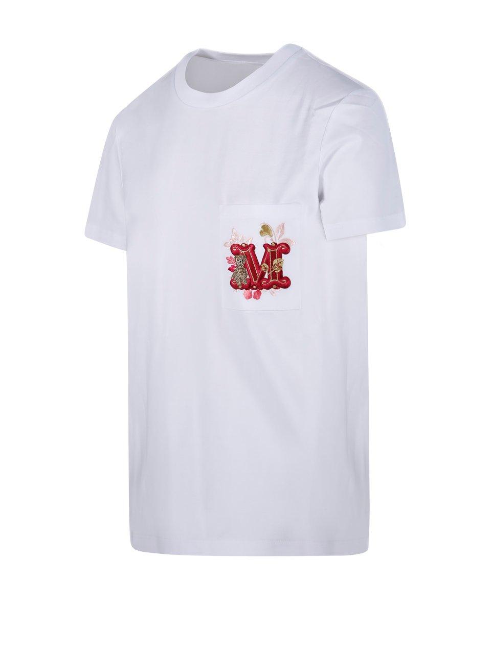 Max Mara Logo Embellished Crewneck T-shirt | italist, ALWAYS