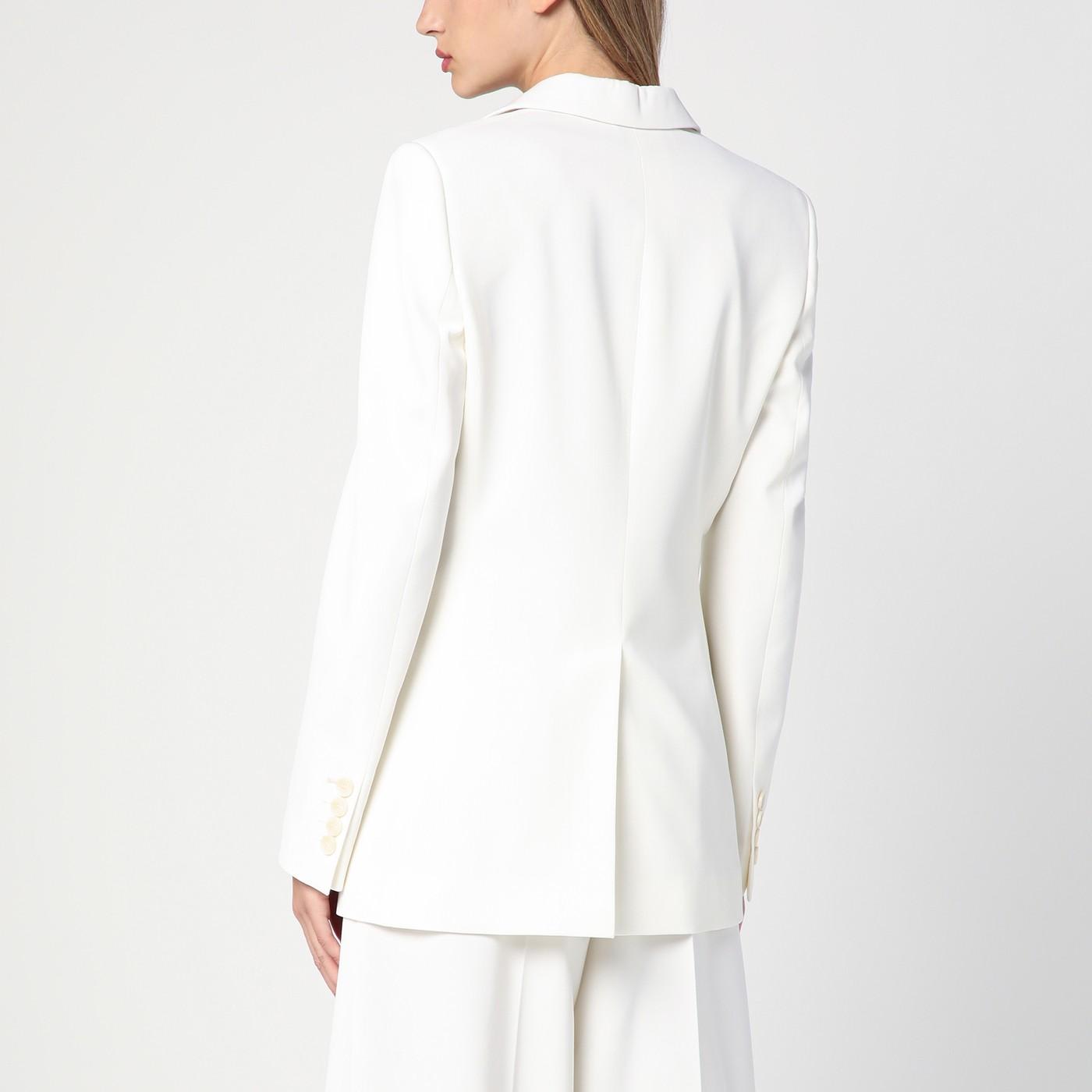 ジャケット STELLA MCCARTNEY SINGLE BREASTED WOOL JACKET Stella McCartney Ivory wool single-breasted jacket | TheDoubleF