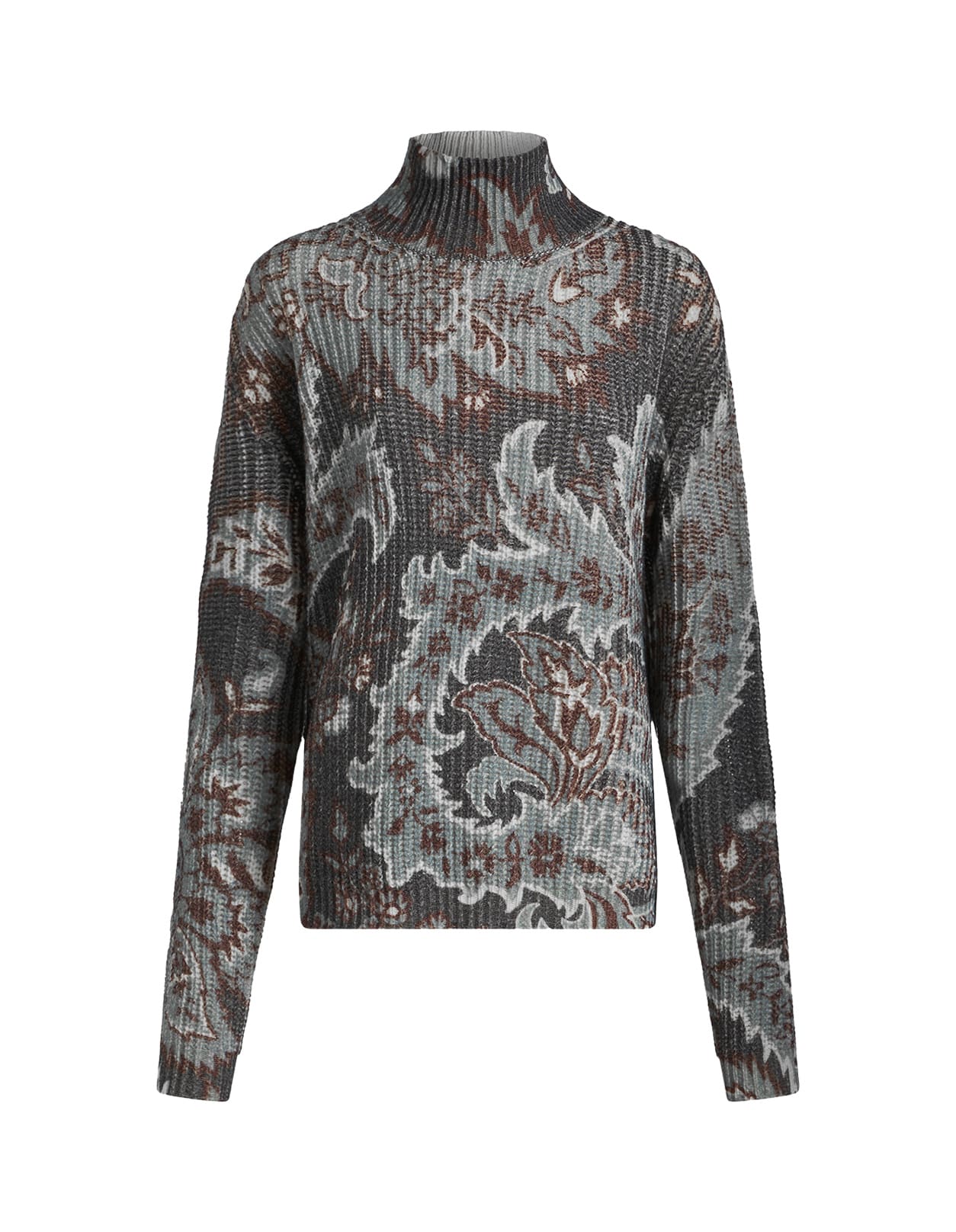 ETRO - ETRO パッチワーク　ニットシャツ　40サイズ ETRO - ETRO パッチワーク ニットシャツ 40サイズの通販 by もー