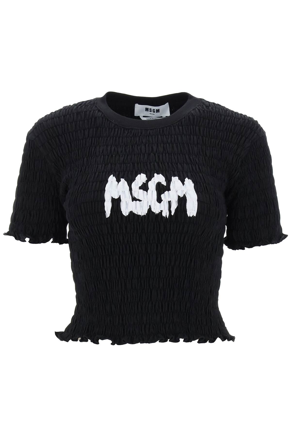 【関税込/国内即発】Msgm smocked t-shirt fa4f6530e9ae0fad030d3338e836ce