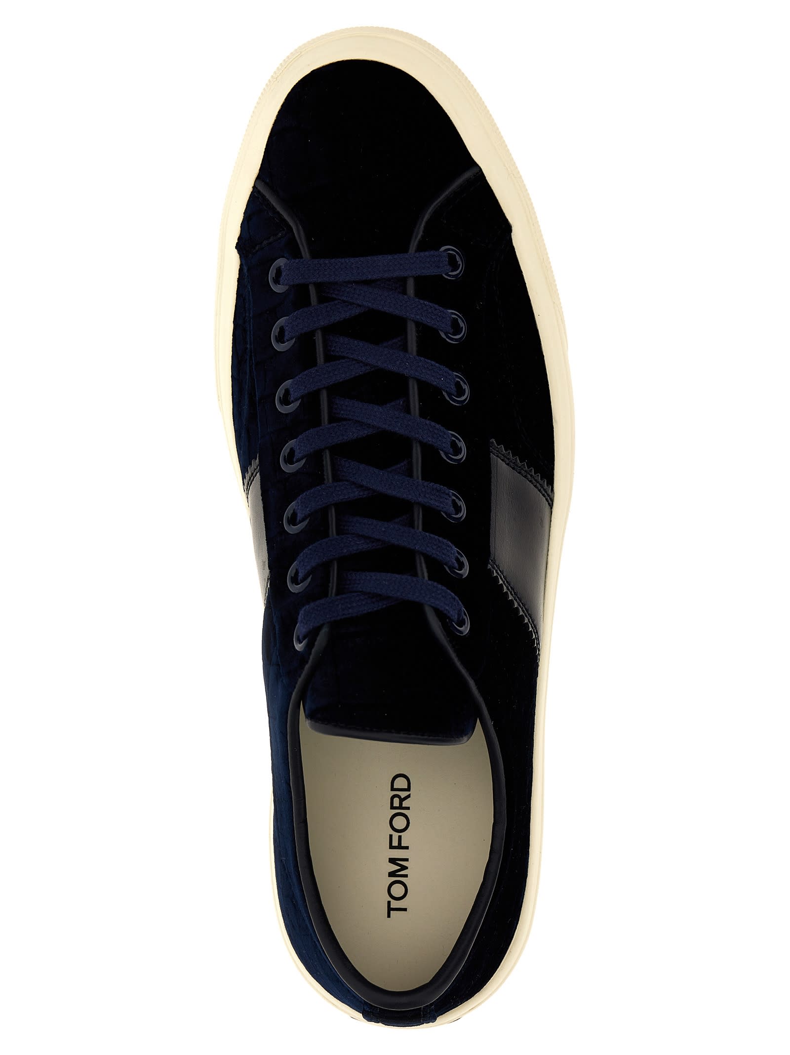 【送料&関税込】Tom Ford Coconut Velvet Sneakers Tom Ford Coconut Velvet Sneakers | italist
