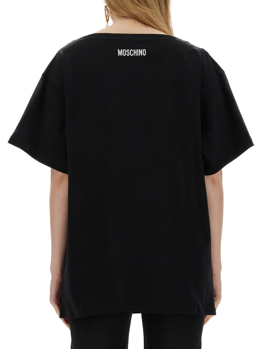 【送料&関税込】Moschino Interlock Body Print T-shirt Moschino Interlock Body Print T-shirt | italist