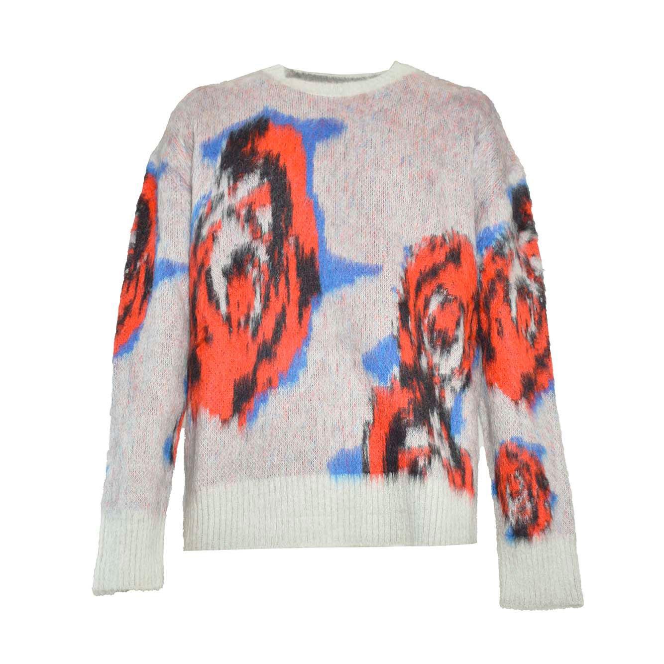 【送料&関税込】MSGM Rose Intarsia-knit Crewneck Jumper MSGM Rose Intarsia-knit Crewneck Jumper | italist