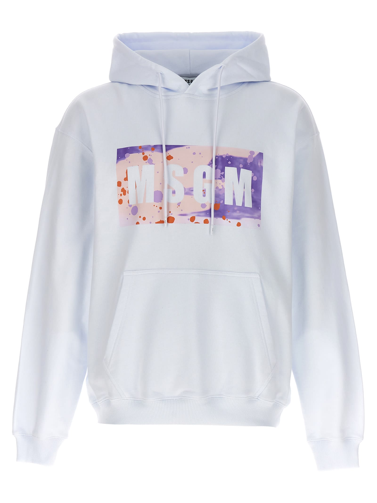 パーカー・フーディ MSGM SS24 'Camo Season Box Logo' hoodie (3640MM80247000 01) MSGM 'camo Season Box Logo' Hoodie | italist
