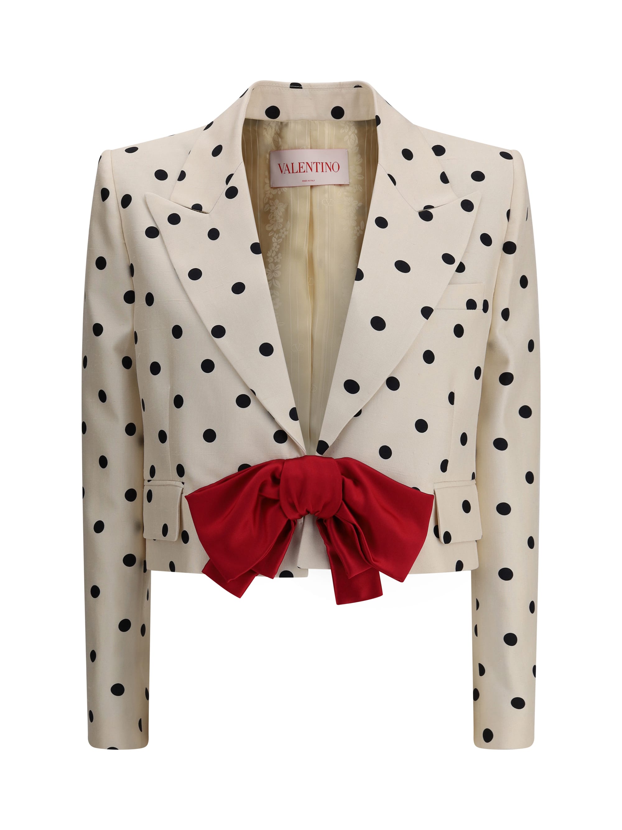 【送料&関税込】Valentino Polka Dot Shantung Blazer Valentino Polka Dot Shantung Blazer | italist