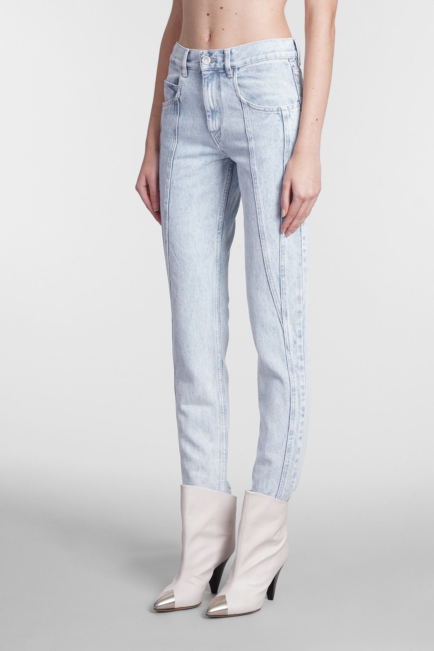 Isabel Marant Vikira Jeans In Blue Denim italist