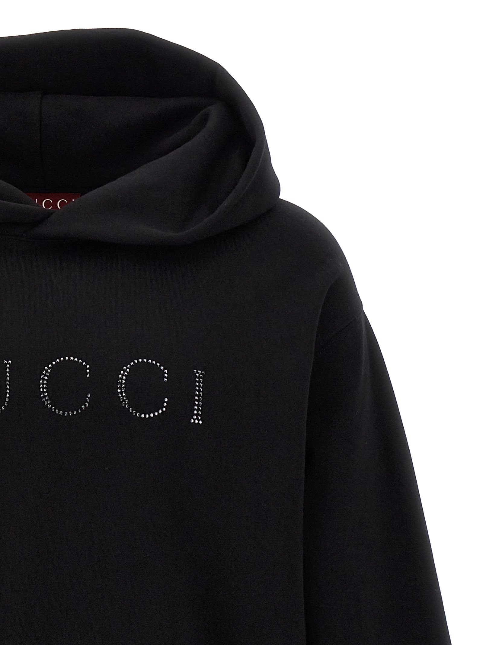 【送料&関税込】Gucci Rhinestone Logo Hoodie Gucci Rhinestone Logo Hoodie | italist