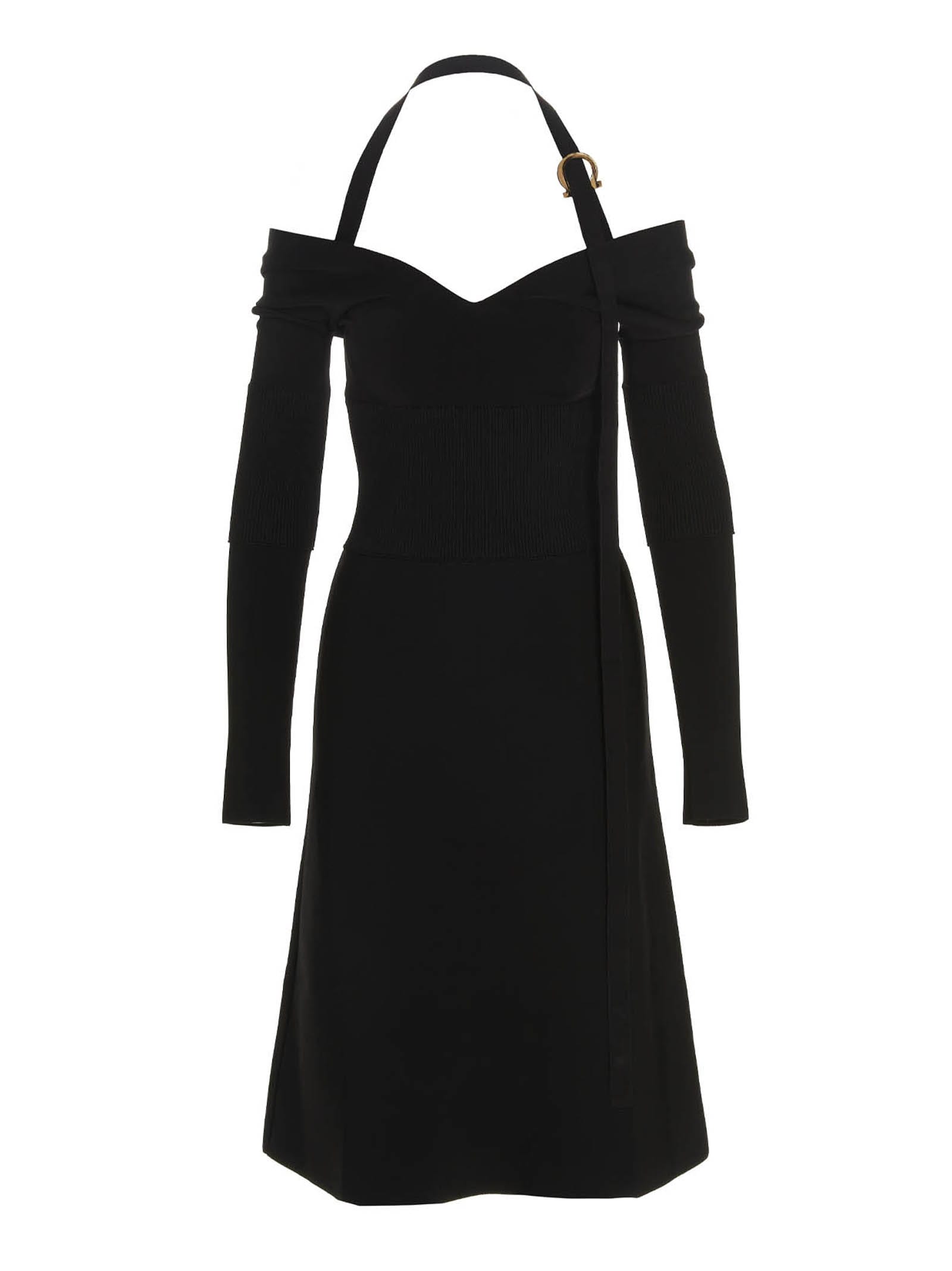 スカート FERRAGAMO 'Gancini' buckle dress Ferragamo 'gancini' Buckle Dress | italist