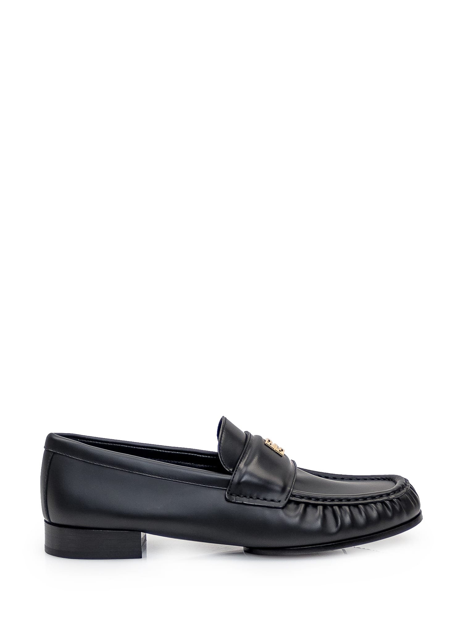 Givenchy Black Loafers With Logo Detail | italist