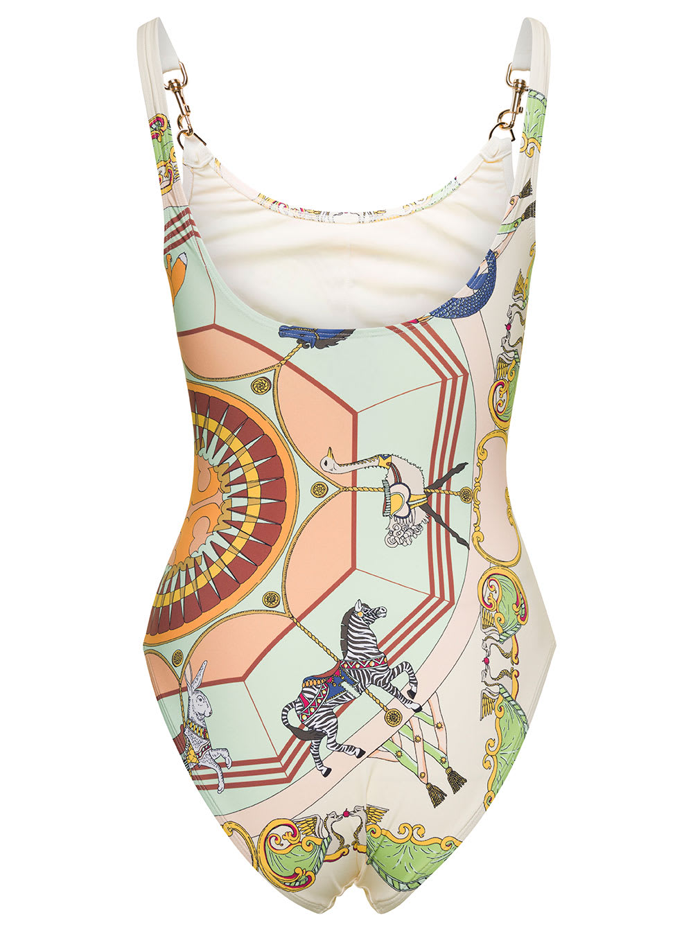 Tory Burch Clip Tank Swimsuit With Graphic Print All-over Beige In Nylon  Woman | italist, ALWAYS LIKE A SALE