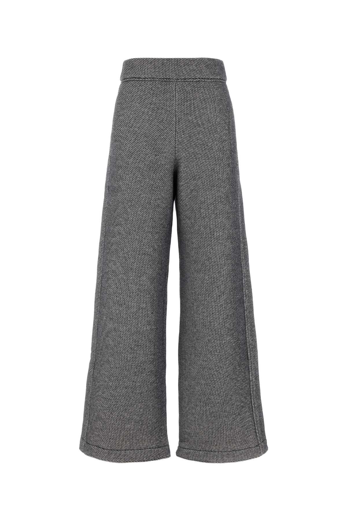 Max Mara Two-tone Cotton Blend Tay Wide-leg Pant | italist