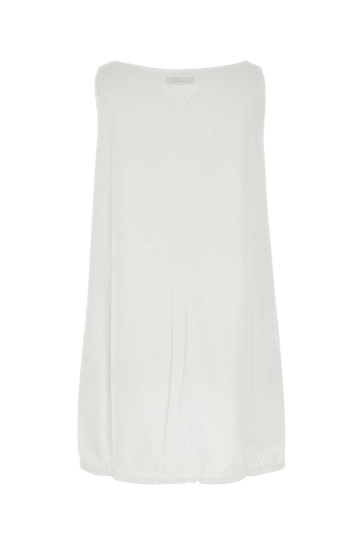 【関税&送料込】Prada White Cotton Reversibile Mini Dress Prada White Cotton Reversibile Mini Dress | italist, ALWAYS