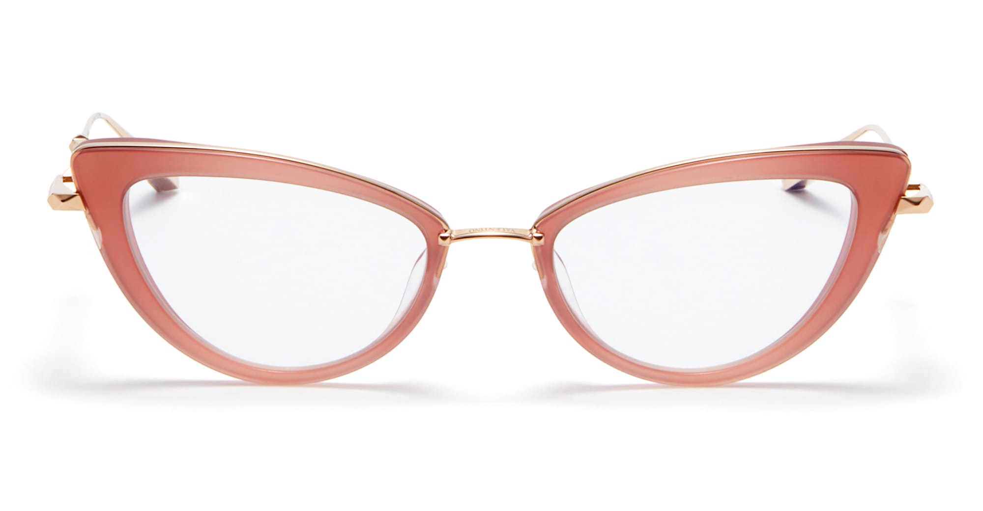 メガネ VALENTINO Optical frames V DAYDREAM- VLX 123A GLD-BLK VALENTINO: V DAYDREAM cat-eye eyeglasses - Gold | Valentino