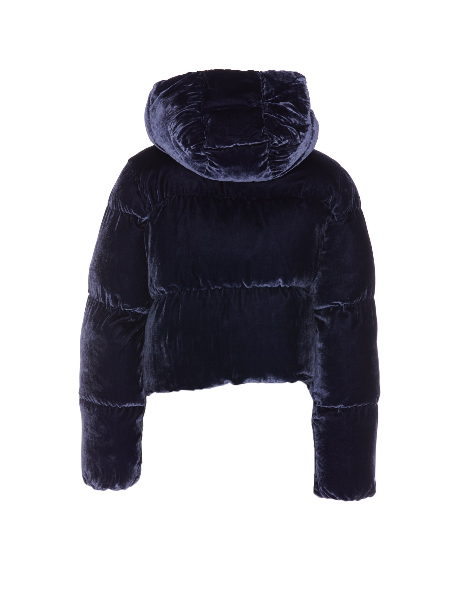 Elisabetta Franchi Velvet Down Jacket | italist