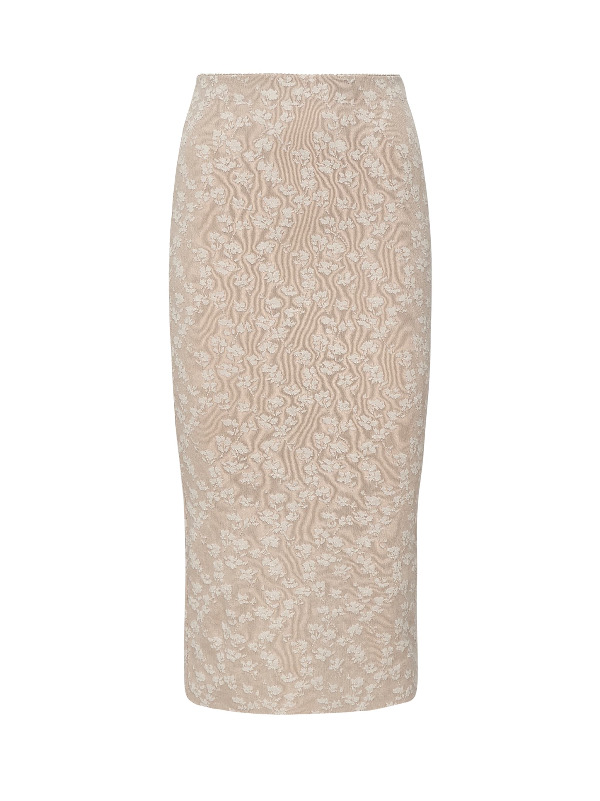 スカート FENDI Women Mid Skirts FQ7634AUOK F1RX1 Beige Fendi Jacquard Viscose Midi Skirt | italist