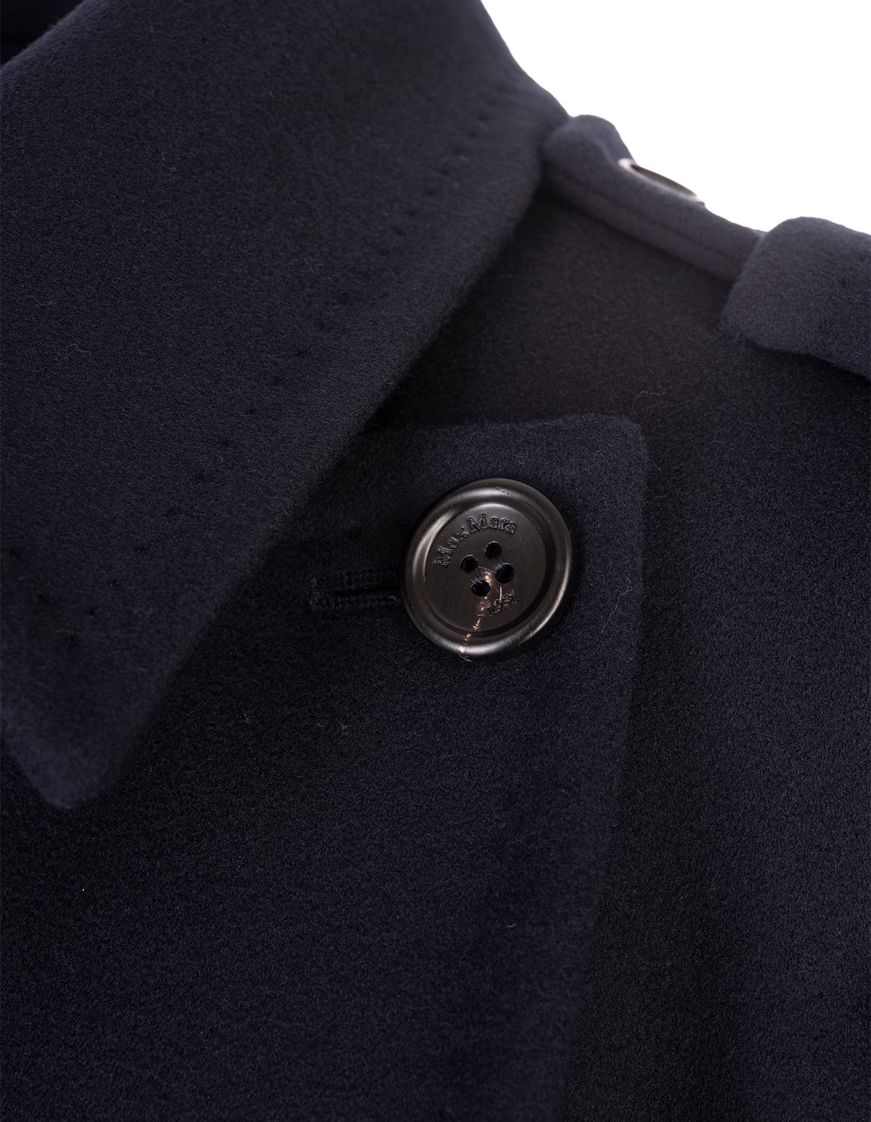 【送料&関税込】Max Mara Navy Blue Laveno Short Coat Max Mara Navy Blue Laveno Short Coat | italist
