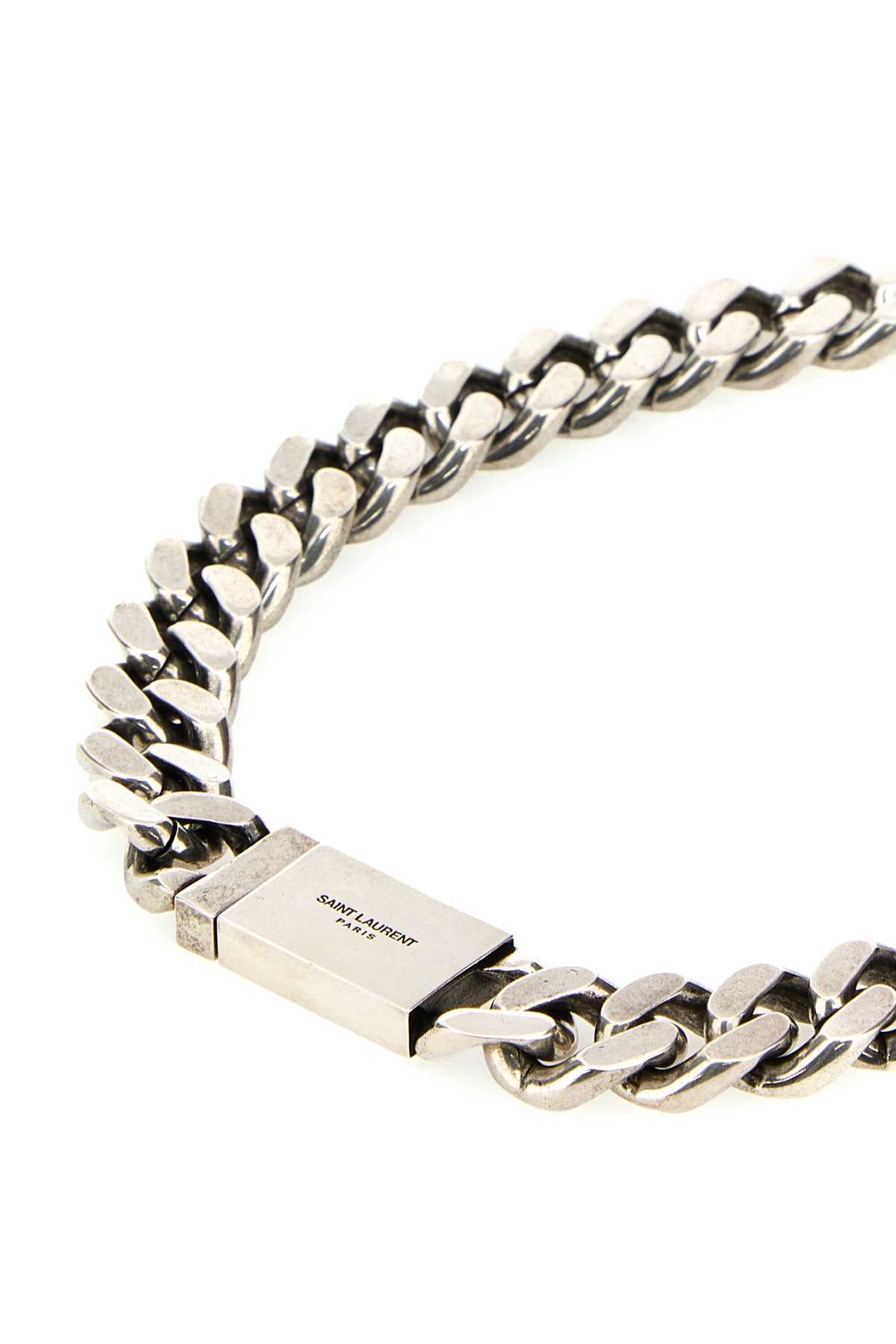 Saint Laurent Silver Metal Barbazzale Necklace | italist Saint Laurent Silver Metal Barbazzale Necklace | italist