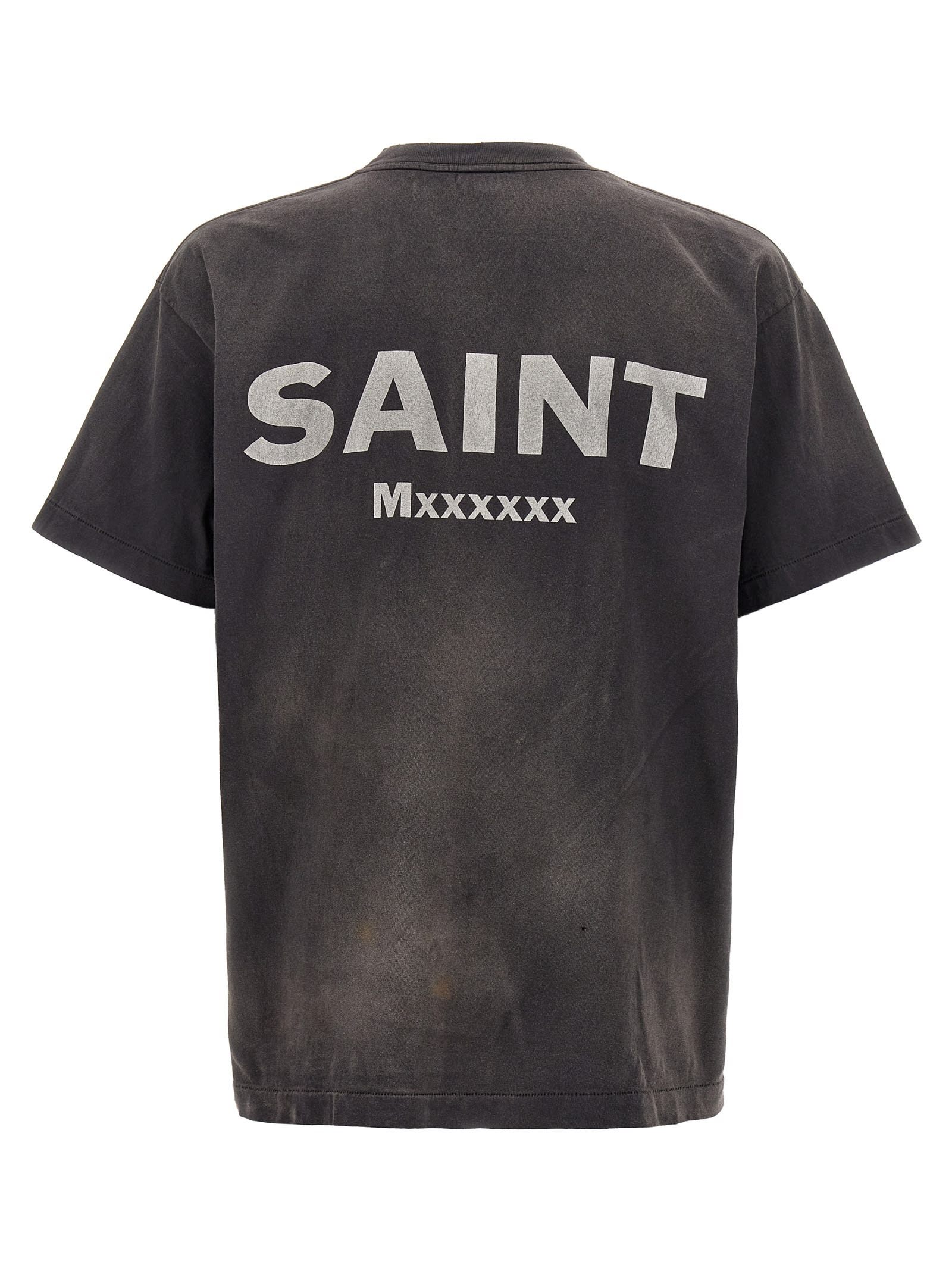 【SAINT Mxxxxxx × EVANGELION】コラボTシャツ SAINT Mxxxxxx Evangelion Neon Genesis T-Shirt in Gray | SVD USA