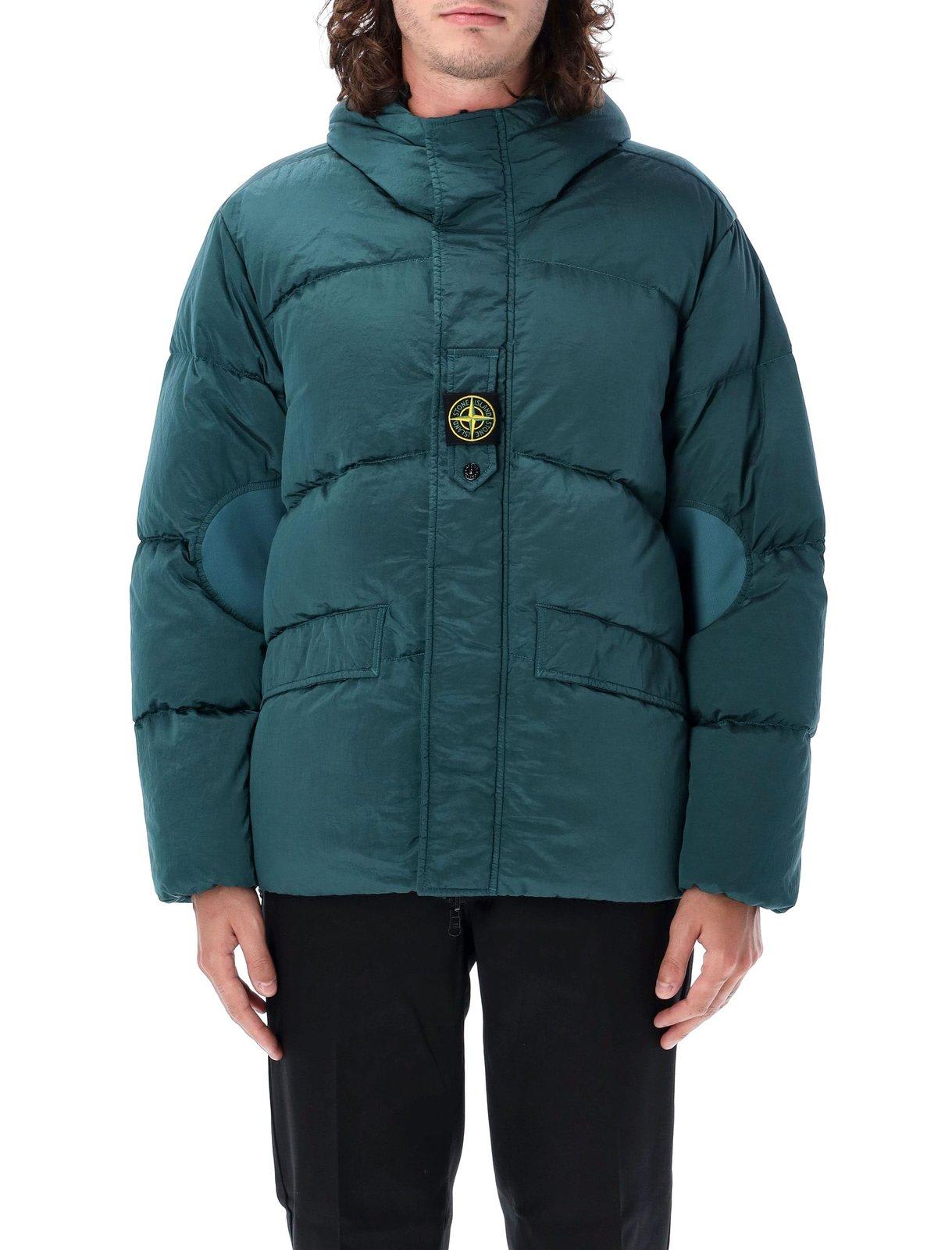 Stone Island Reversible Hooded Down Jacket | italist, ALWAYS LIKE