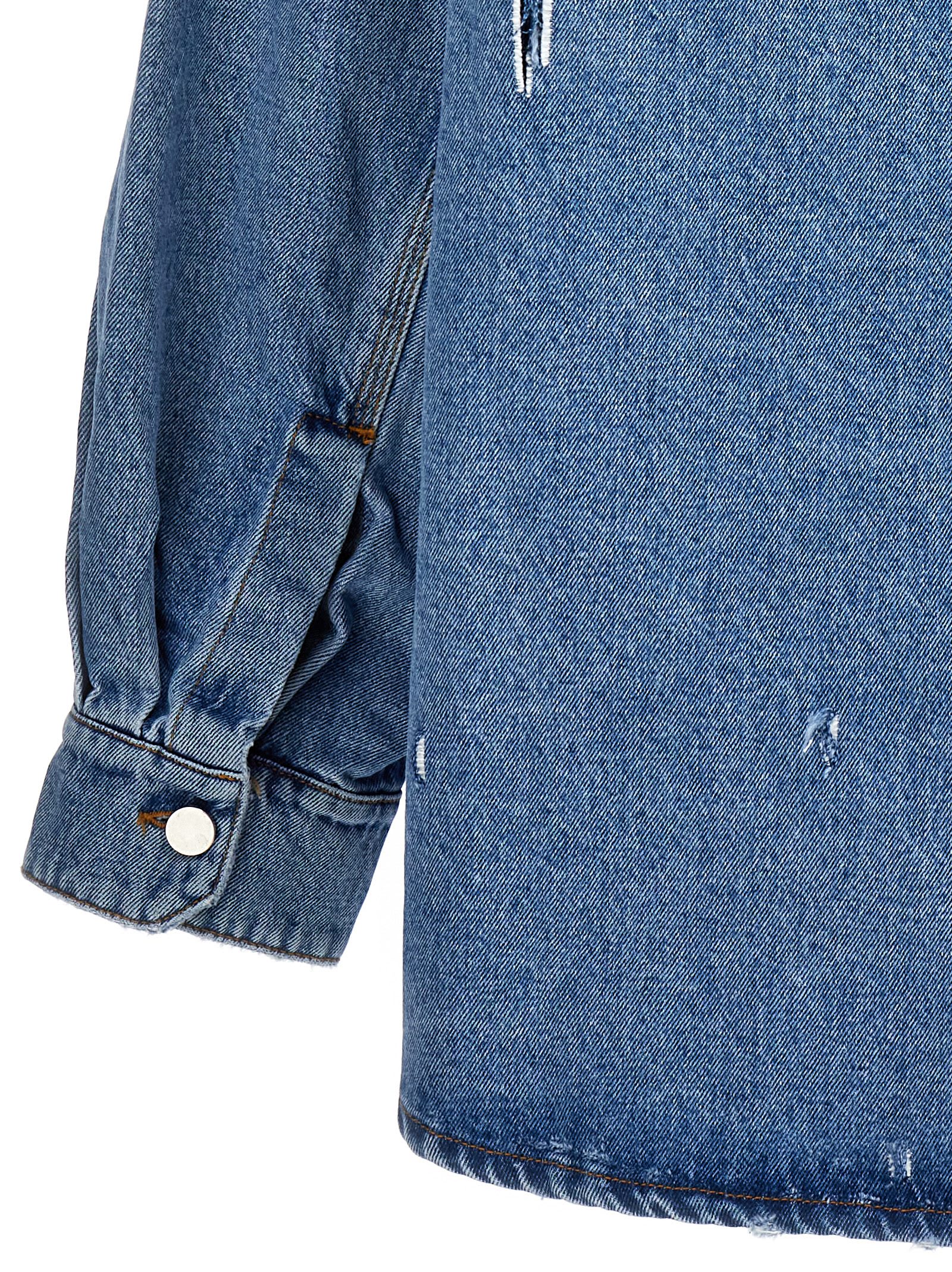 Hed Mayner Destroyed Oversize Denim Shirt | italist, ALWAYS LIKE A