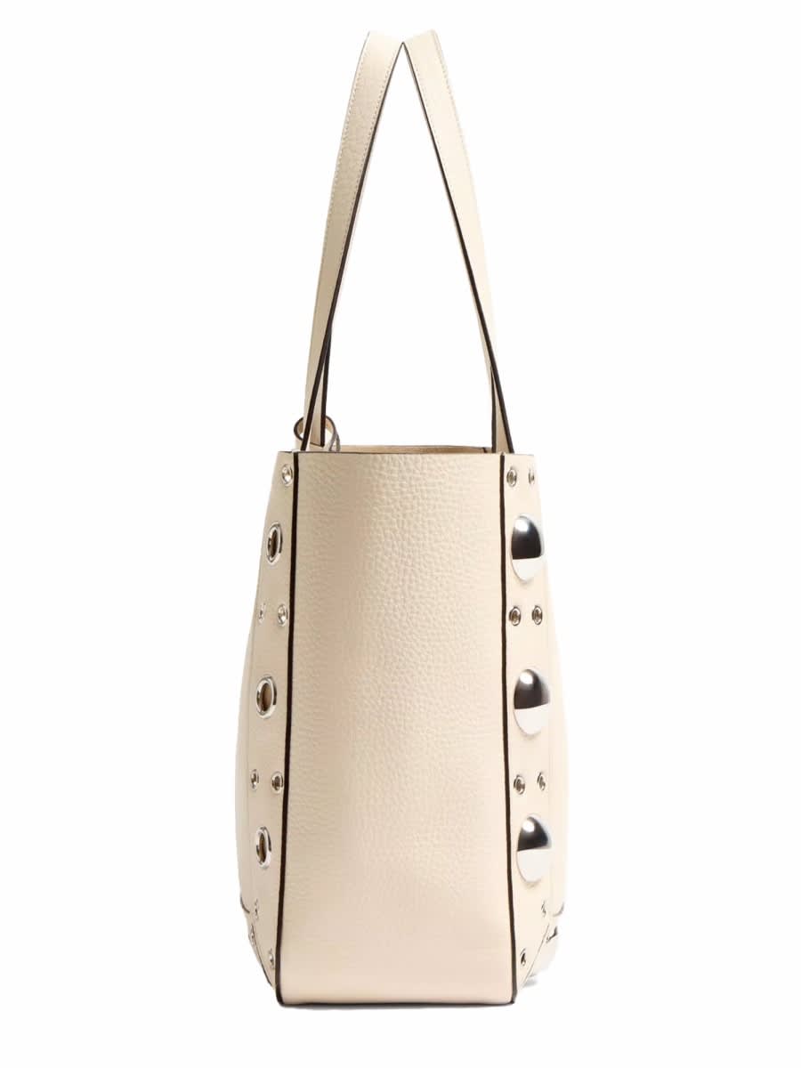 トートバッグ VALENTINO SS25 NELLCOTE\" SHOPPING BAG (6W0B0R79JET 0TO) Valentino Garavani Medium Nellcôte Suede Shopping Bag for