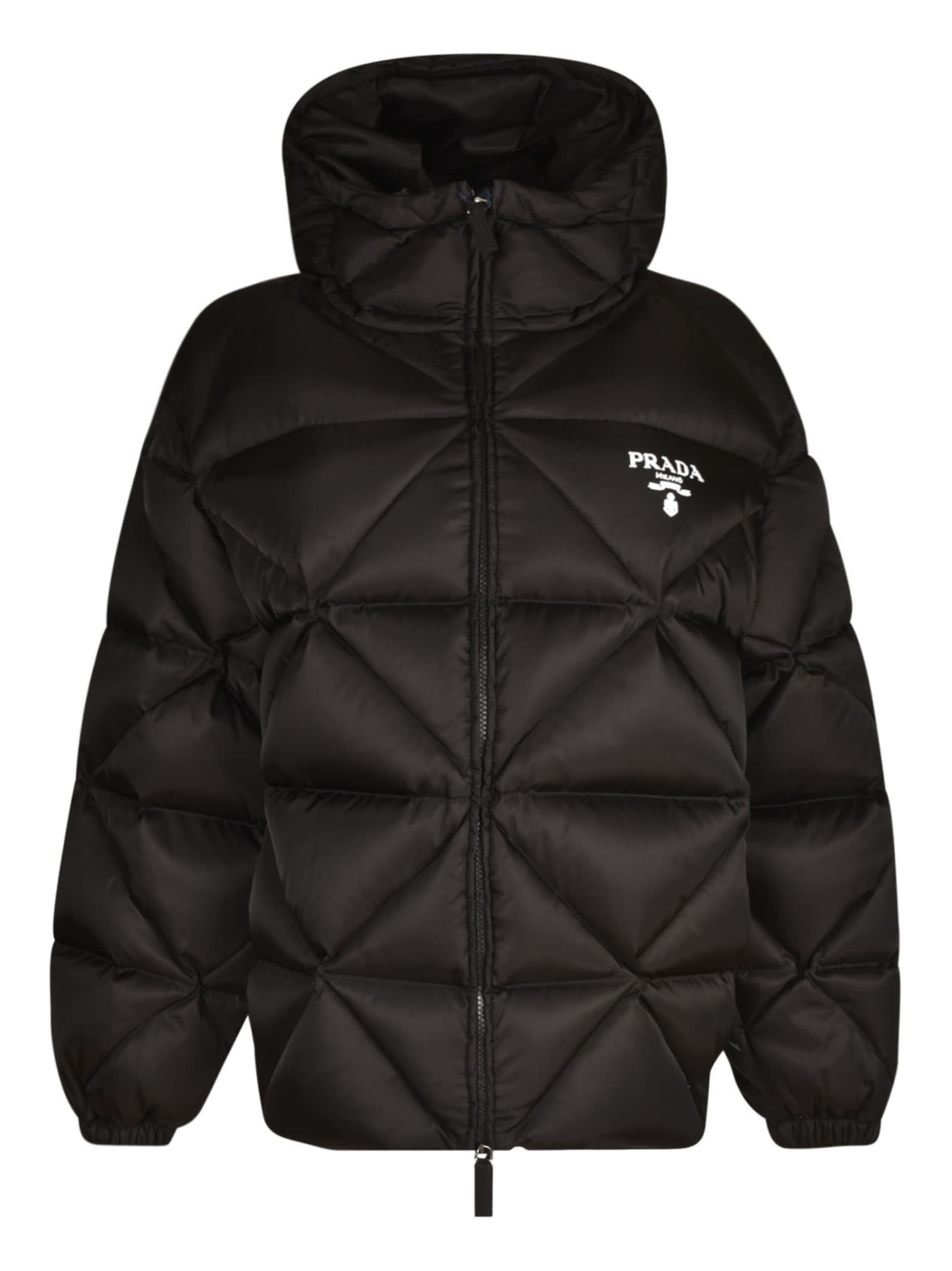 ジャケット PRADA JACKET (291935S2221XV1 F0002) Prada Triangle Quilted Logo Padded Jacket | italist, ALWAYS