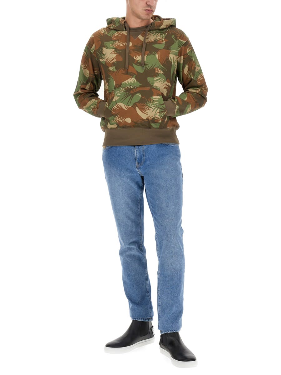 パーカー・フーディ Moschino FW23 CAMOUFLAGE SWEATSHIRT (17357027_1427) Moschino Camouflage Sweatshirt | italist