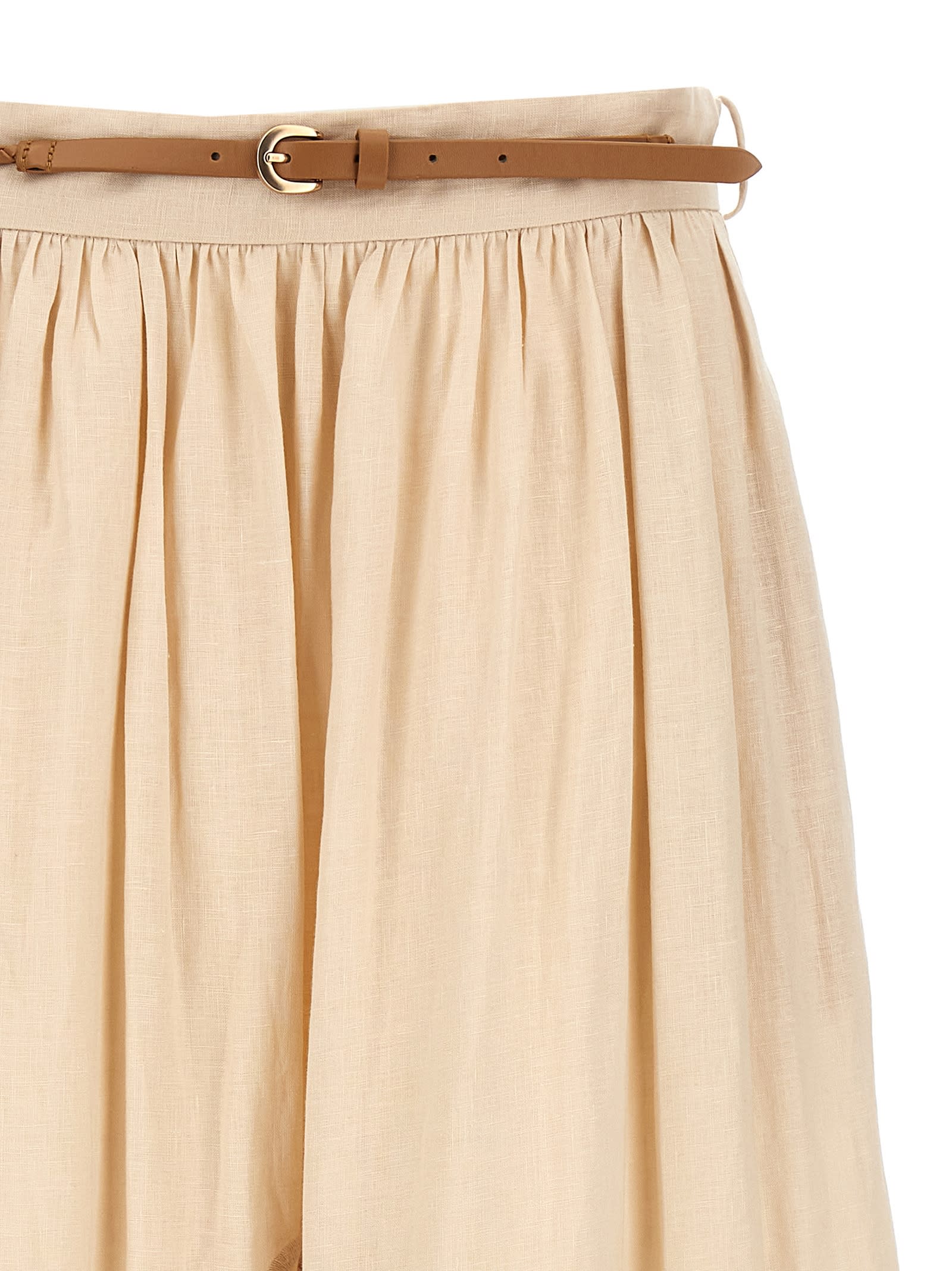 Zimmermann Wylie Embroidered Midi Skirt | italist