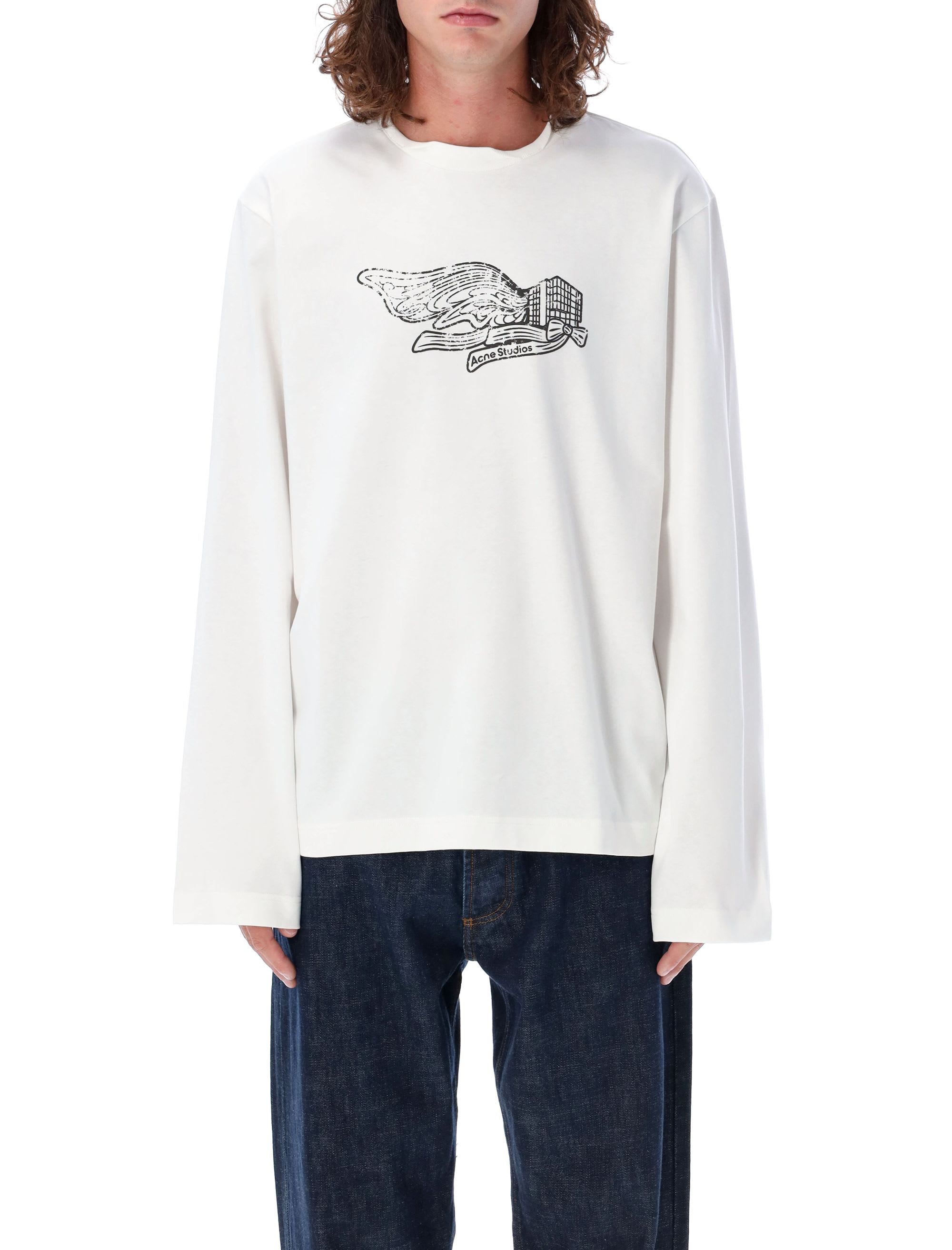 T-shirt Acne Studios White size S International in Cotton