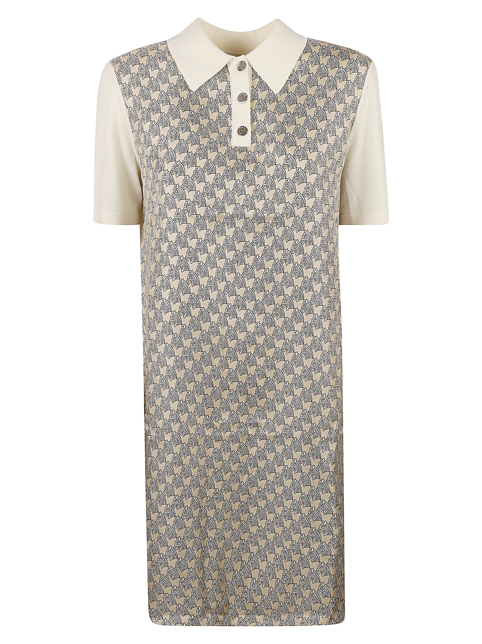 silkfront polo dress