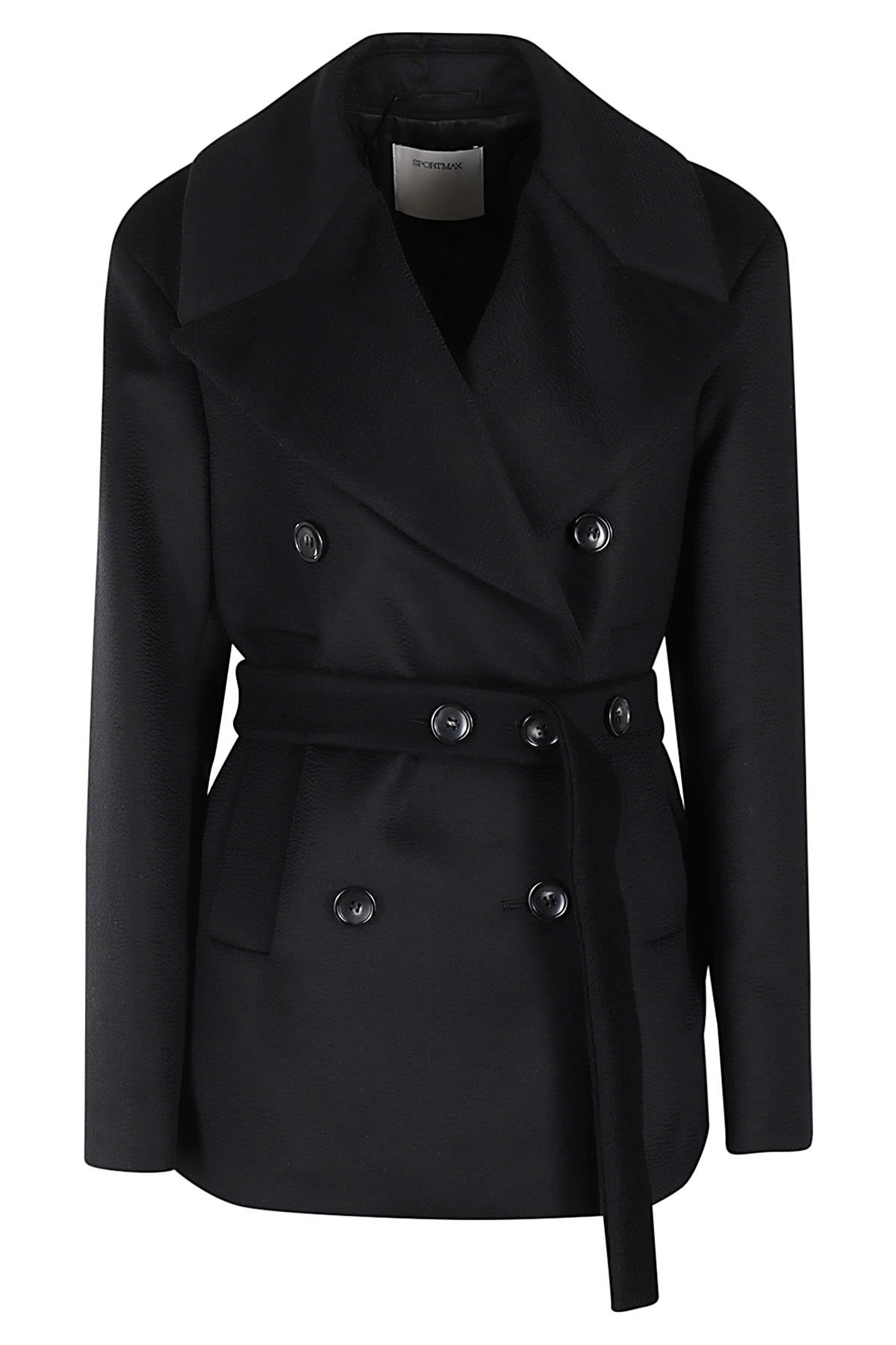SportMax Orchis Double-breasted Belted Coat | italist