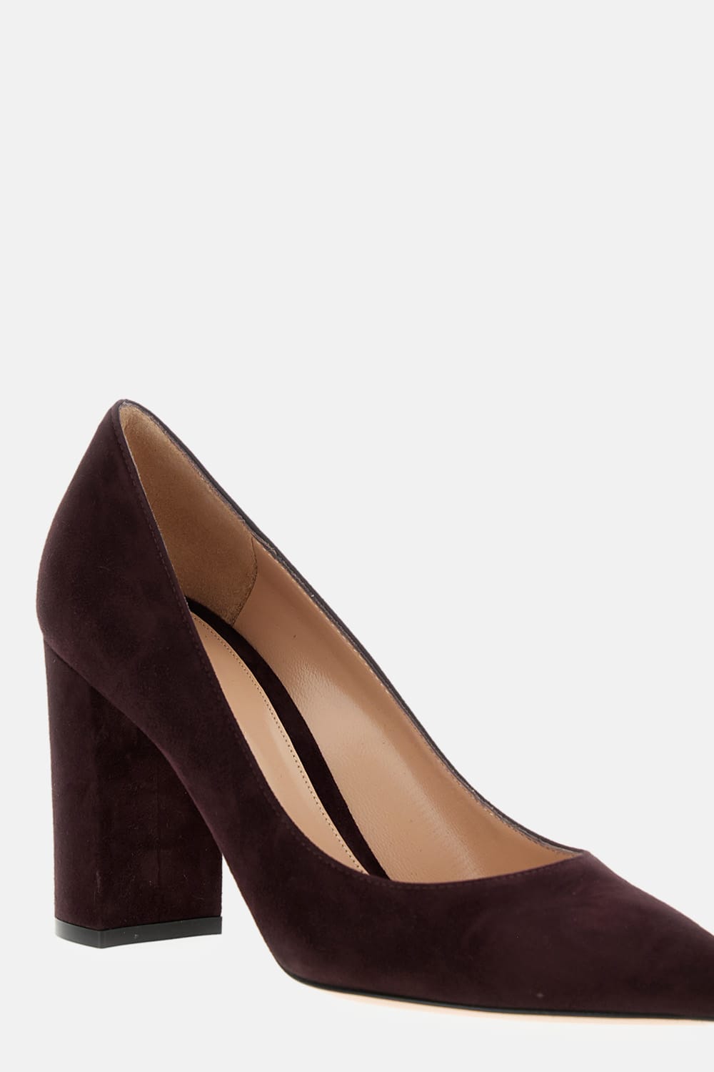 【Gianvito Rossi】 Decollete Piper In Pelle Scamosciata Gianvito Rossi Decollete Piper Pump | italist