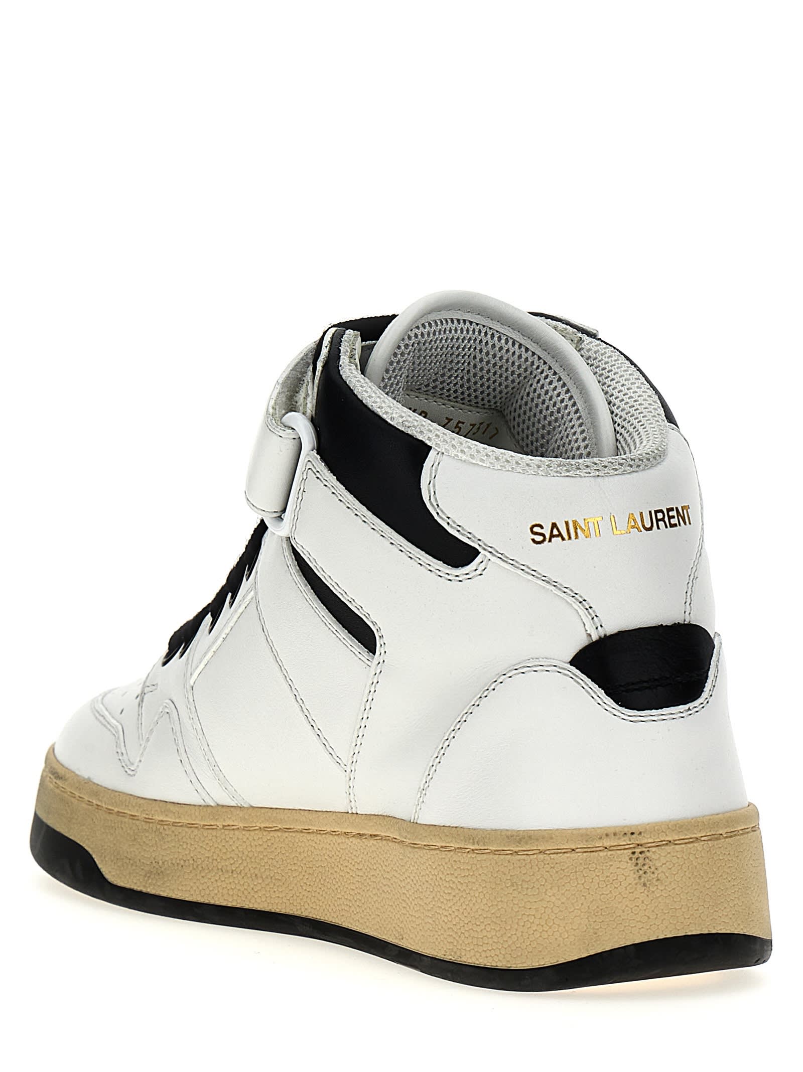 スニーカー Saint Laurent SS24 'Lax' sneakers (75731700NI0 9061) Saint Laurent Lax Sneakers | White | FARFETCH