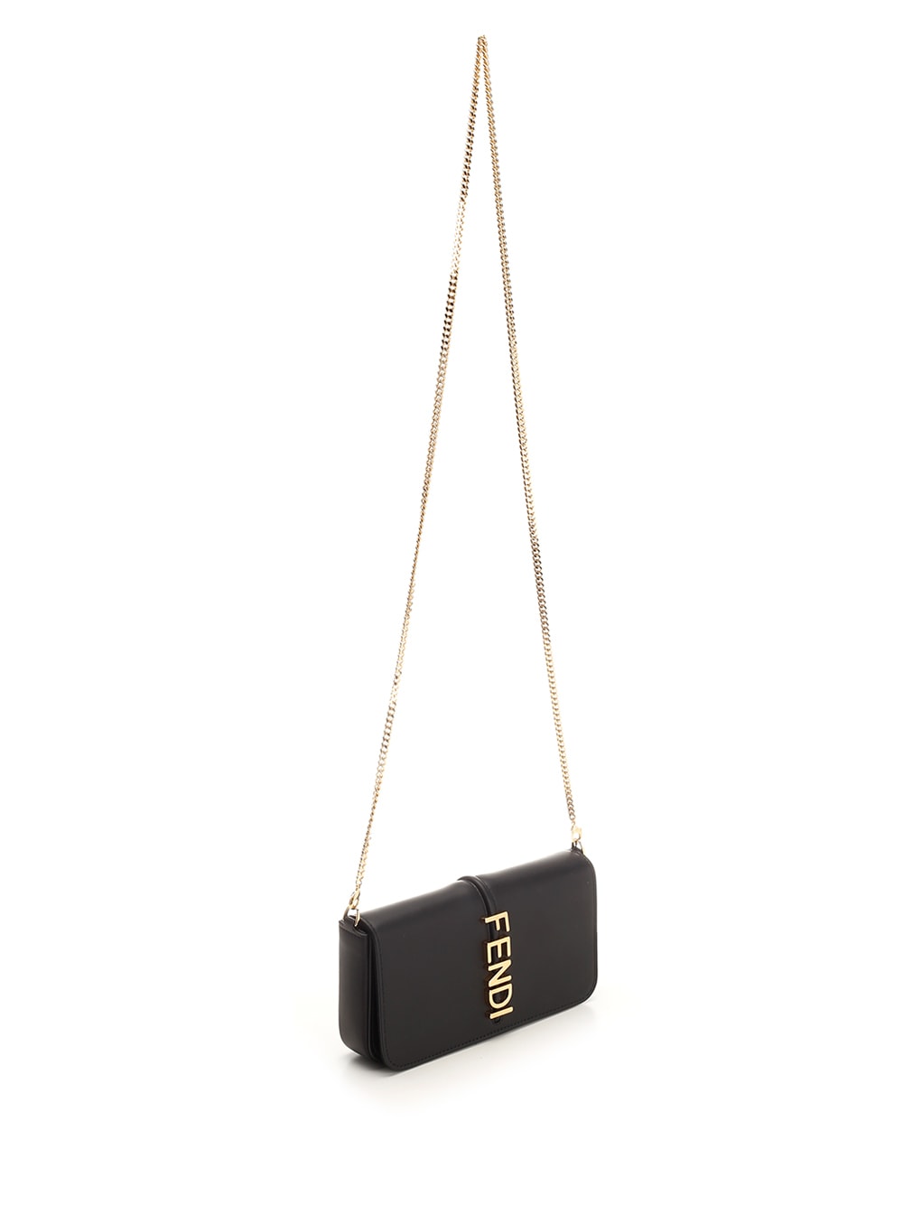 【FENDI】FENDIGRAPHY WALLET ON CHAIN Fendigraphy Wallet On Chain Fabric Brown | Fendi